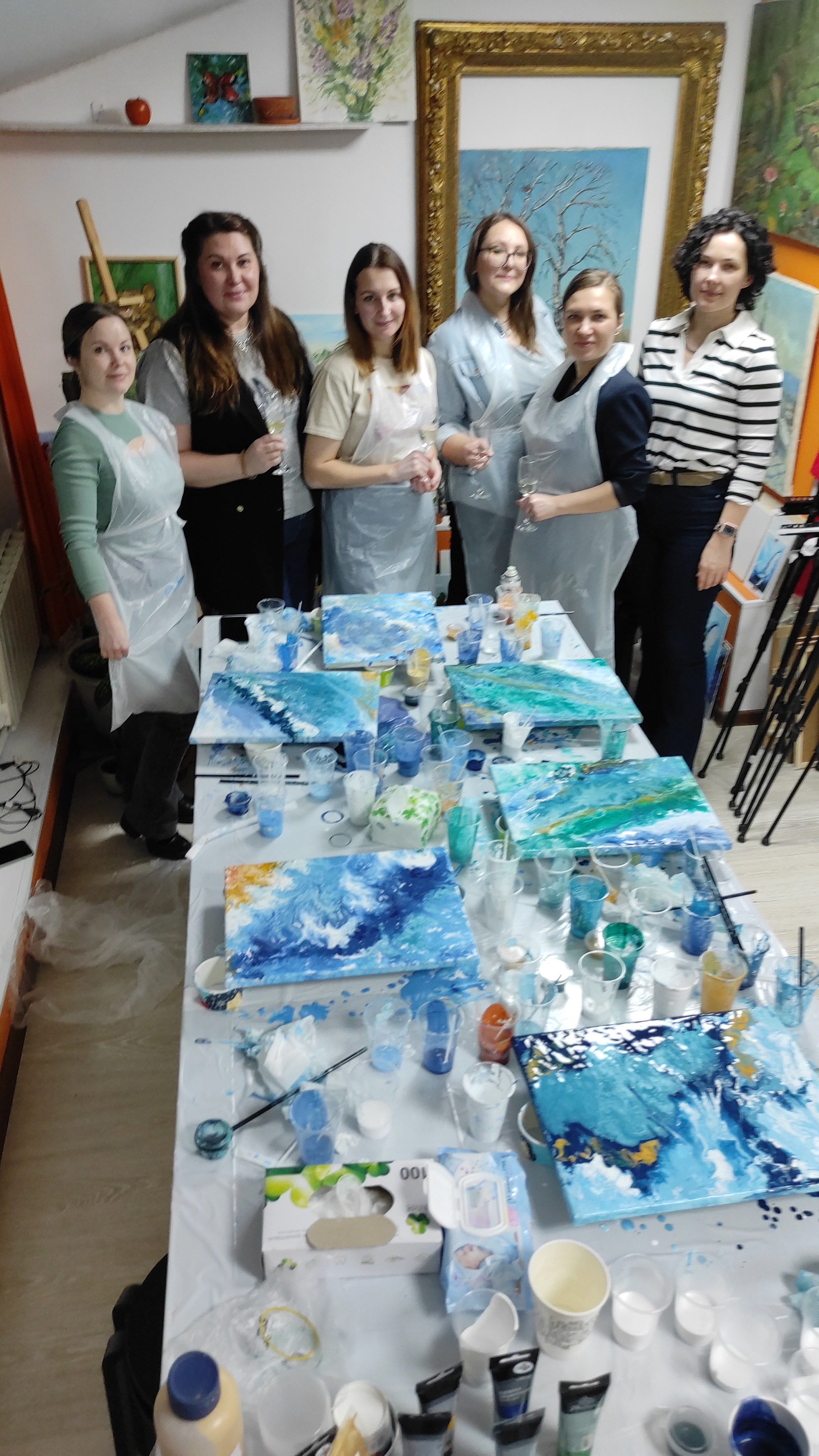 Арт-вечеринки. Арт-вечеринки и мастер-классы в Москве для взрослых и детей