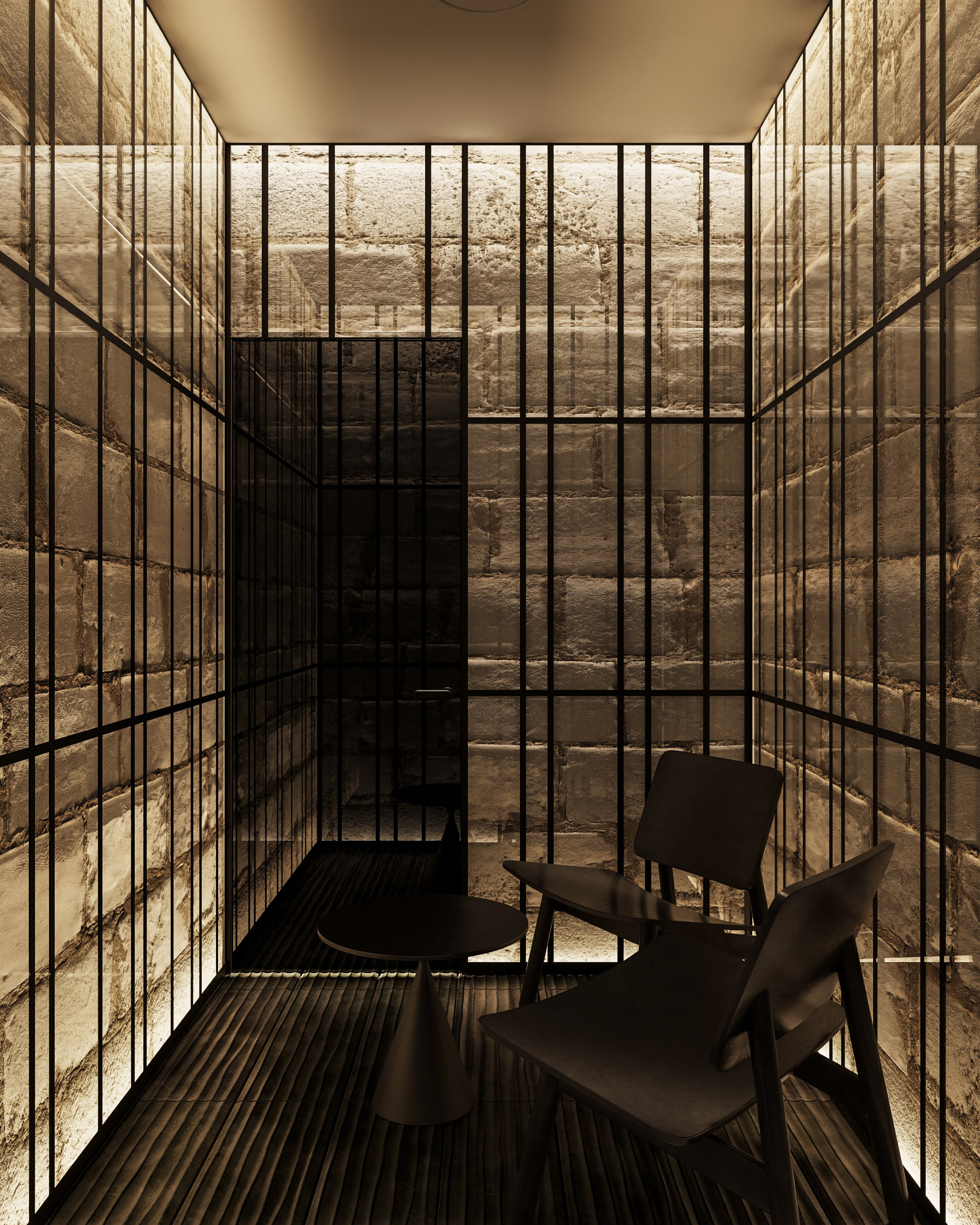 ЖК «Central» | Smoking room. 3D визуализация интерьеров — Ирина