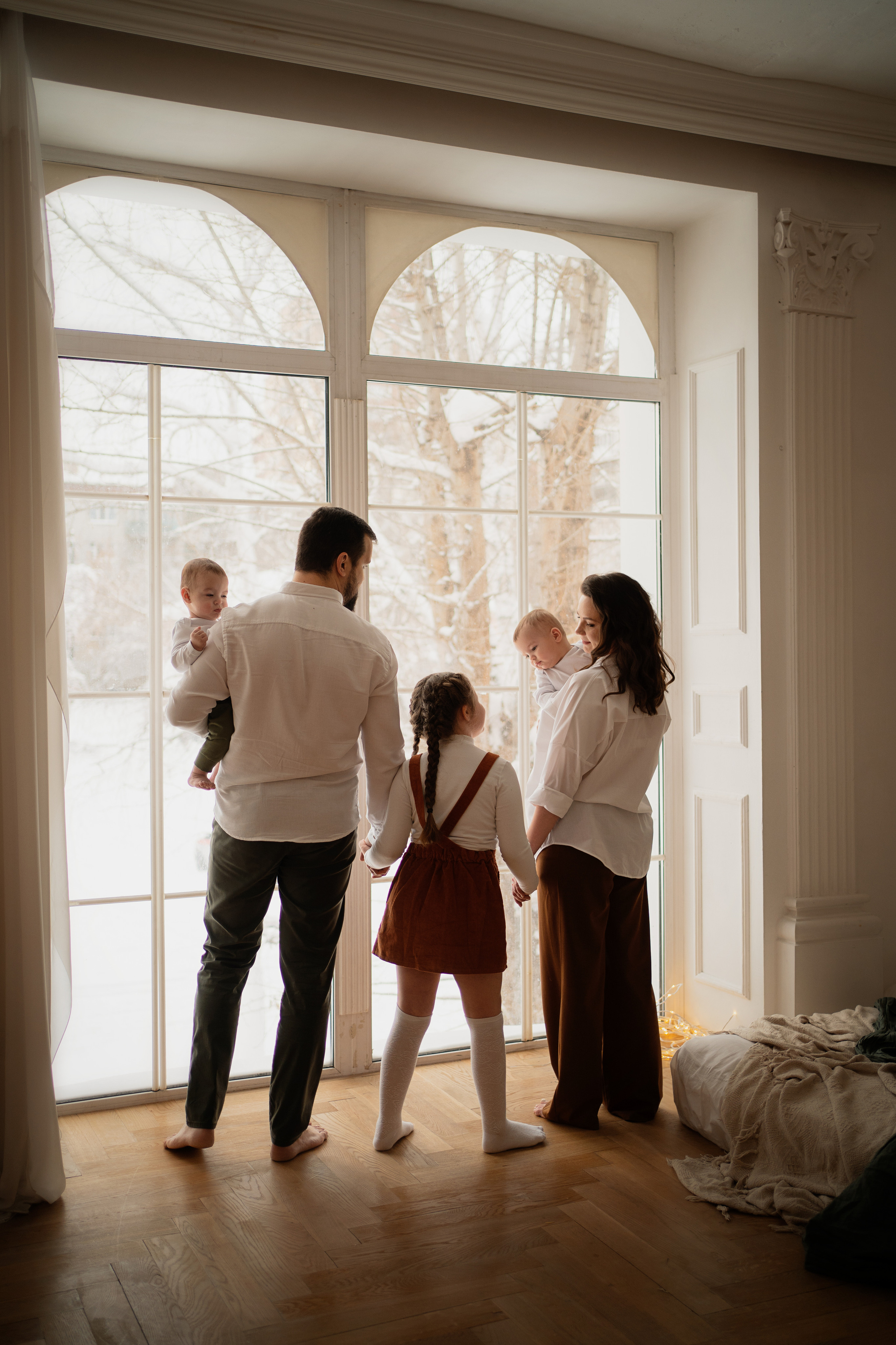 Семейные в студии. Семейный и детский фотограф в Москве Елена Ильченко
