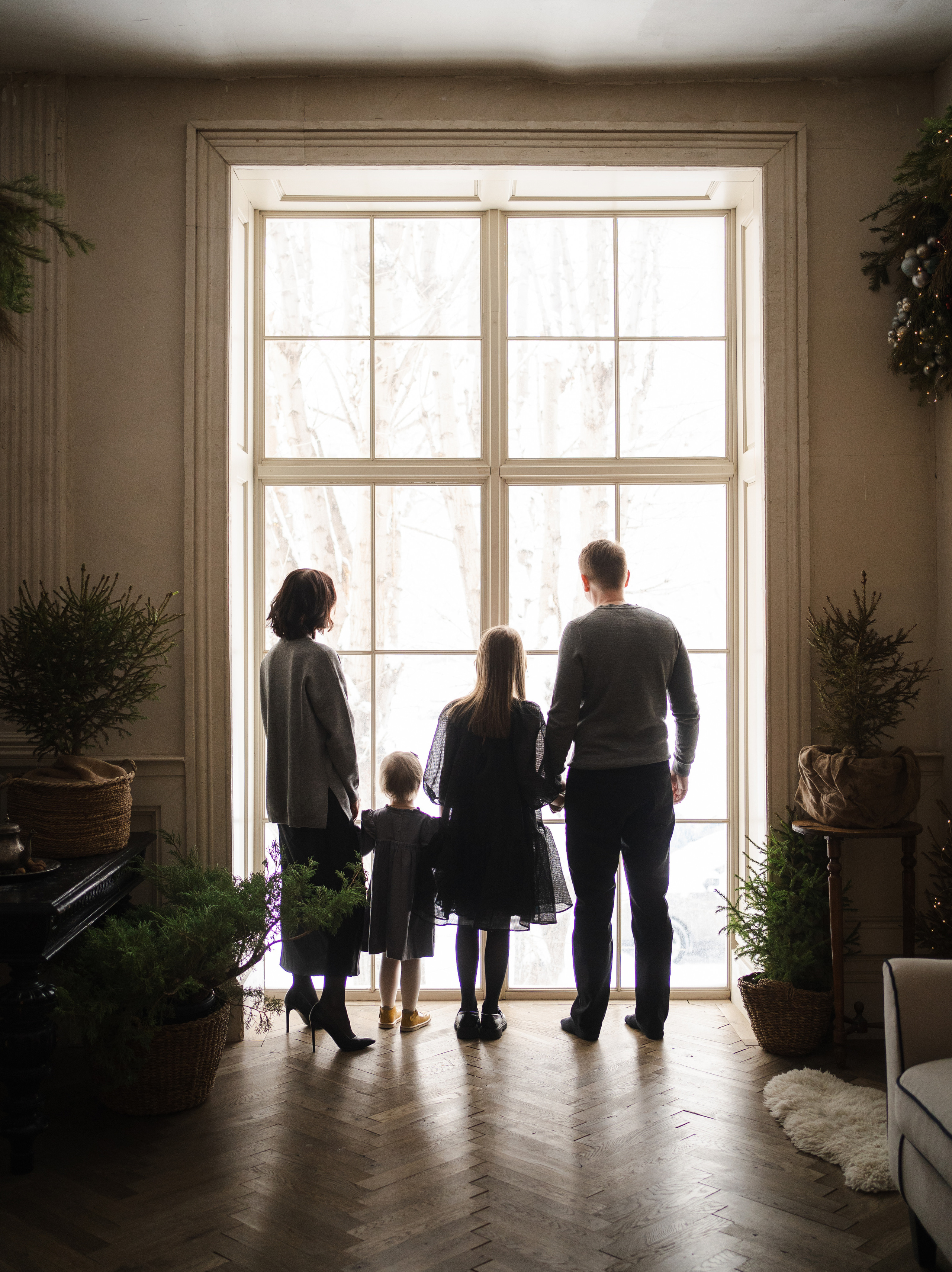 Семейные в студии. Семейный и детский фотограф в Москве Елена Ильченко