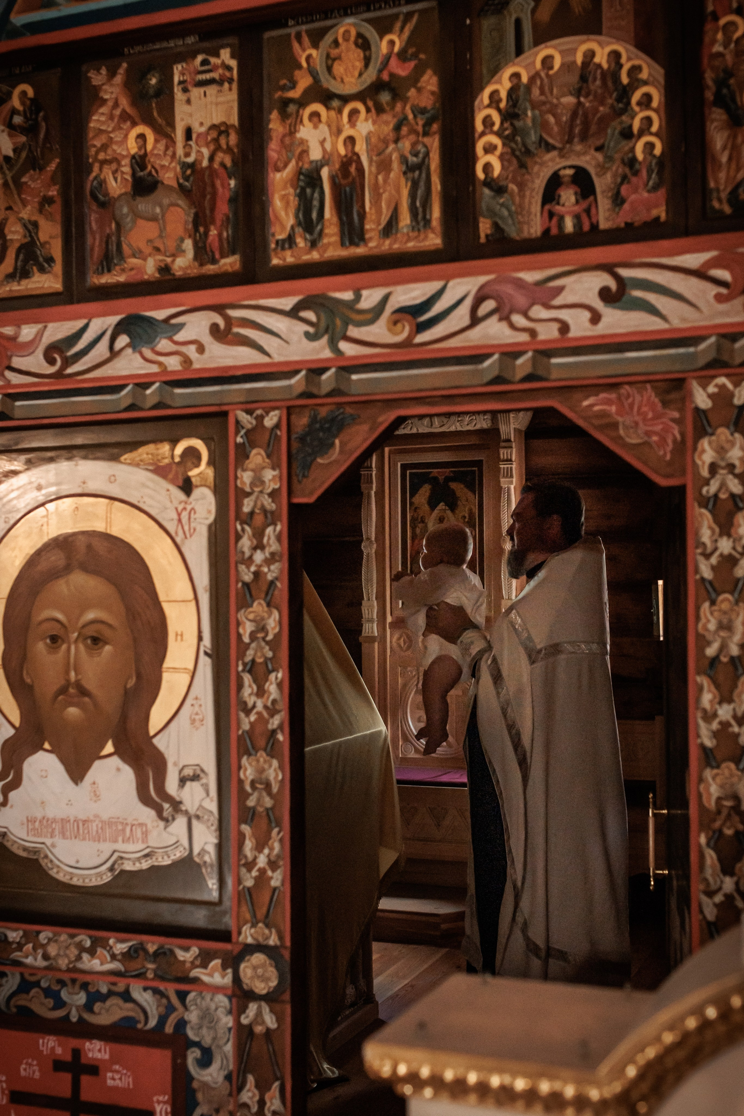 Крещение в Храме Успения Пресвятой Богородицы в Косино. Профессиональный фотограф в Москве и Мо Мария Шантарёва