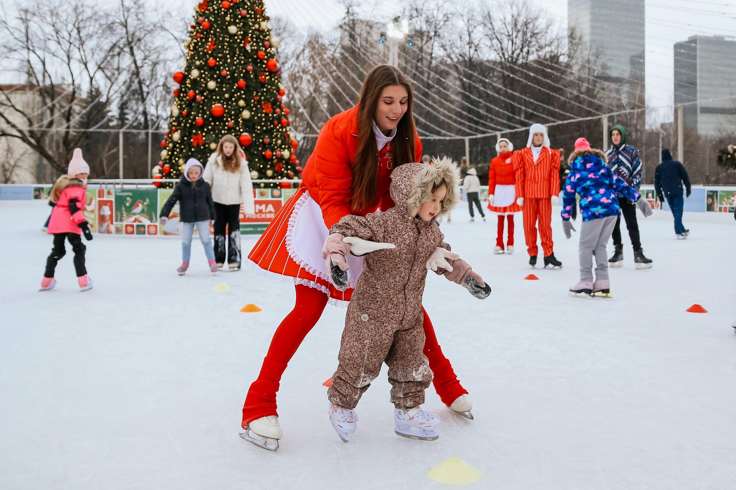Ледовое шоу Сити каток Московское Чаепитие. Фотограф и видеограф Анна Домашенко
