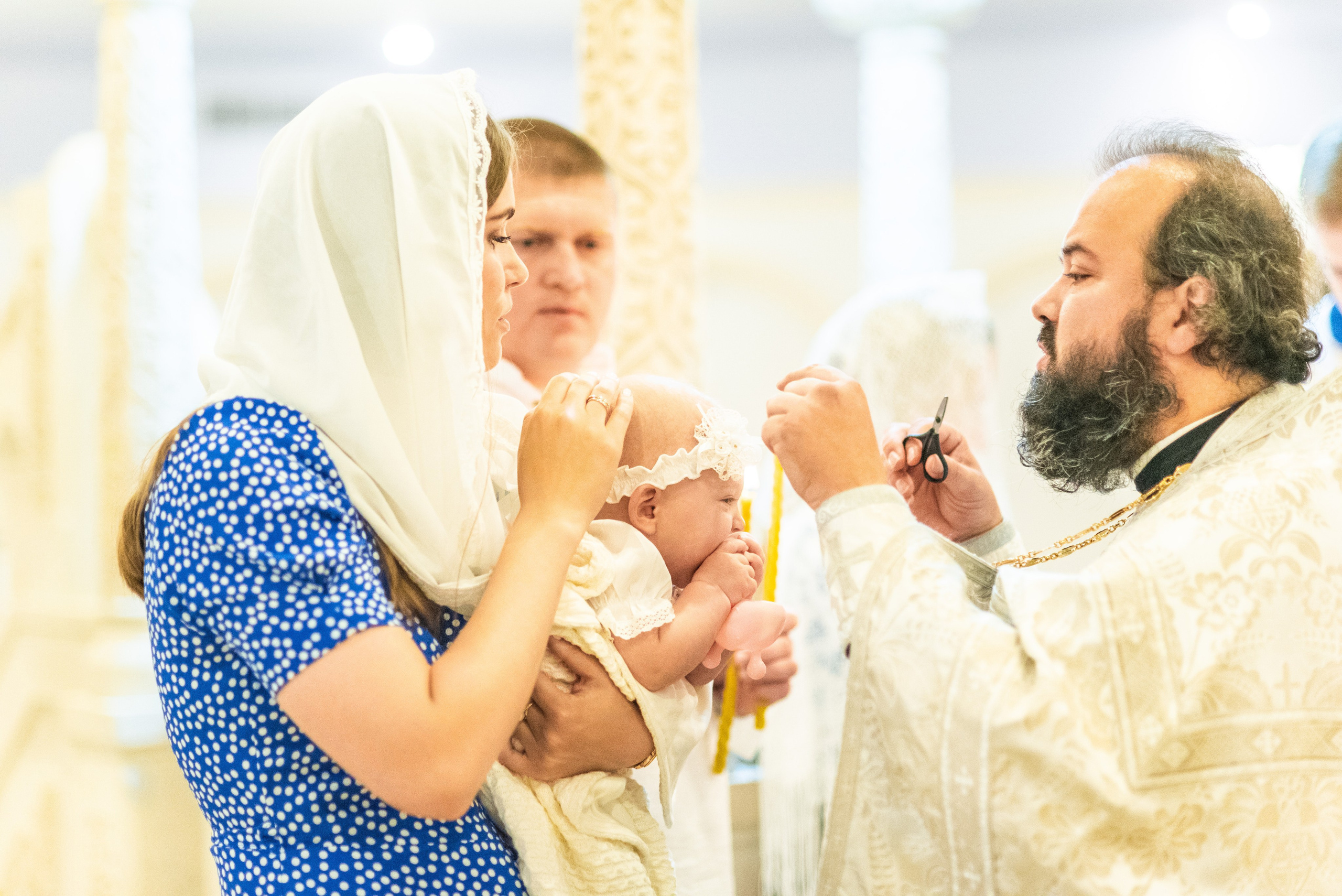Крещении Ксении. Фотограф Юлия Попова