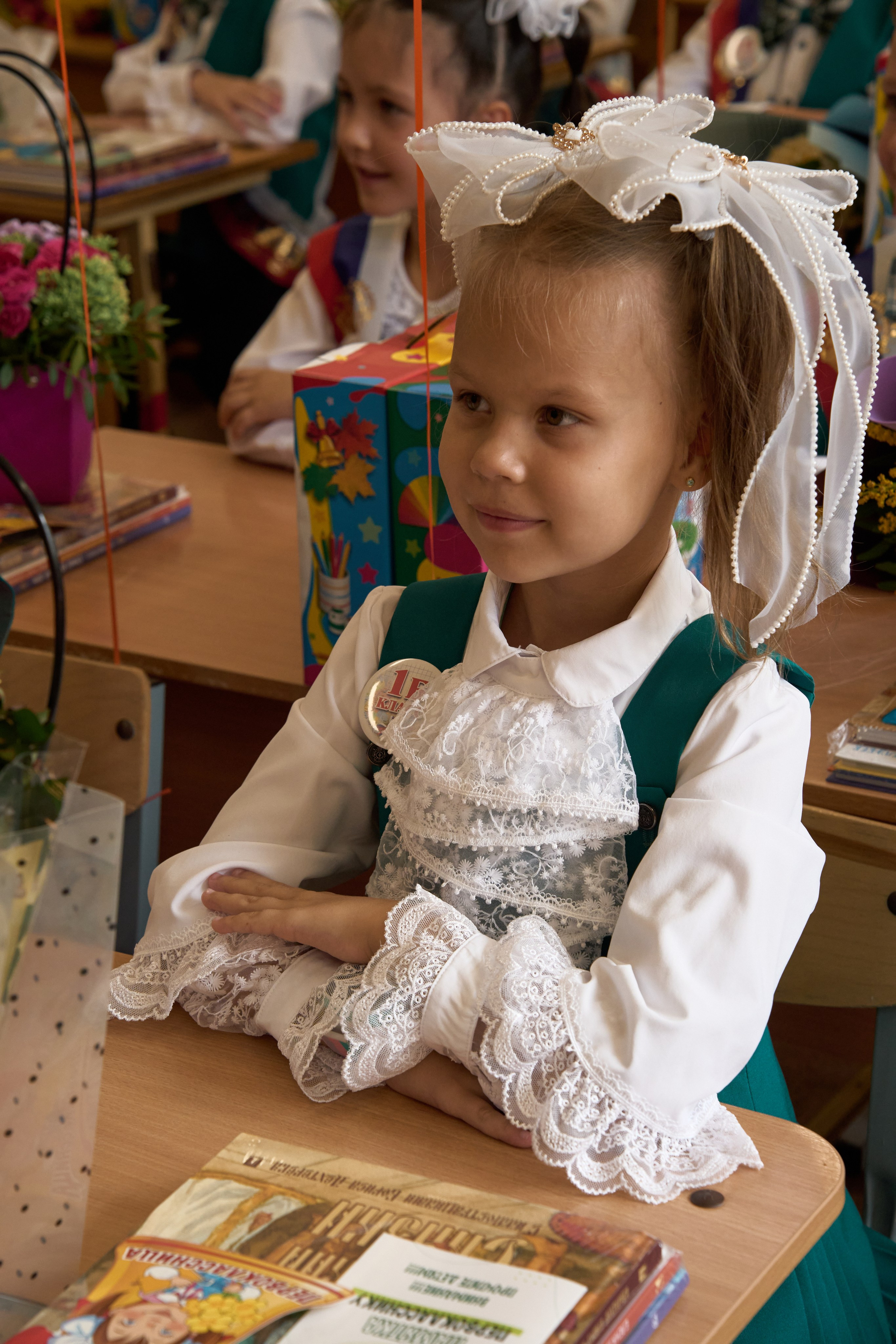 Школьная линейка. 1«Б». Фотограф в Санкт-Петербурге Настя Атом