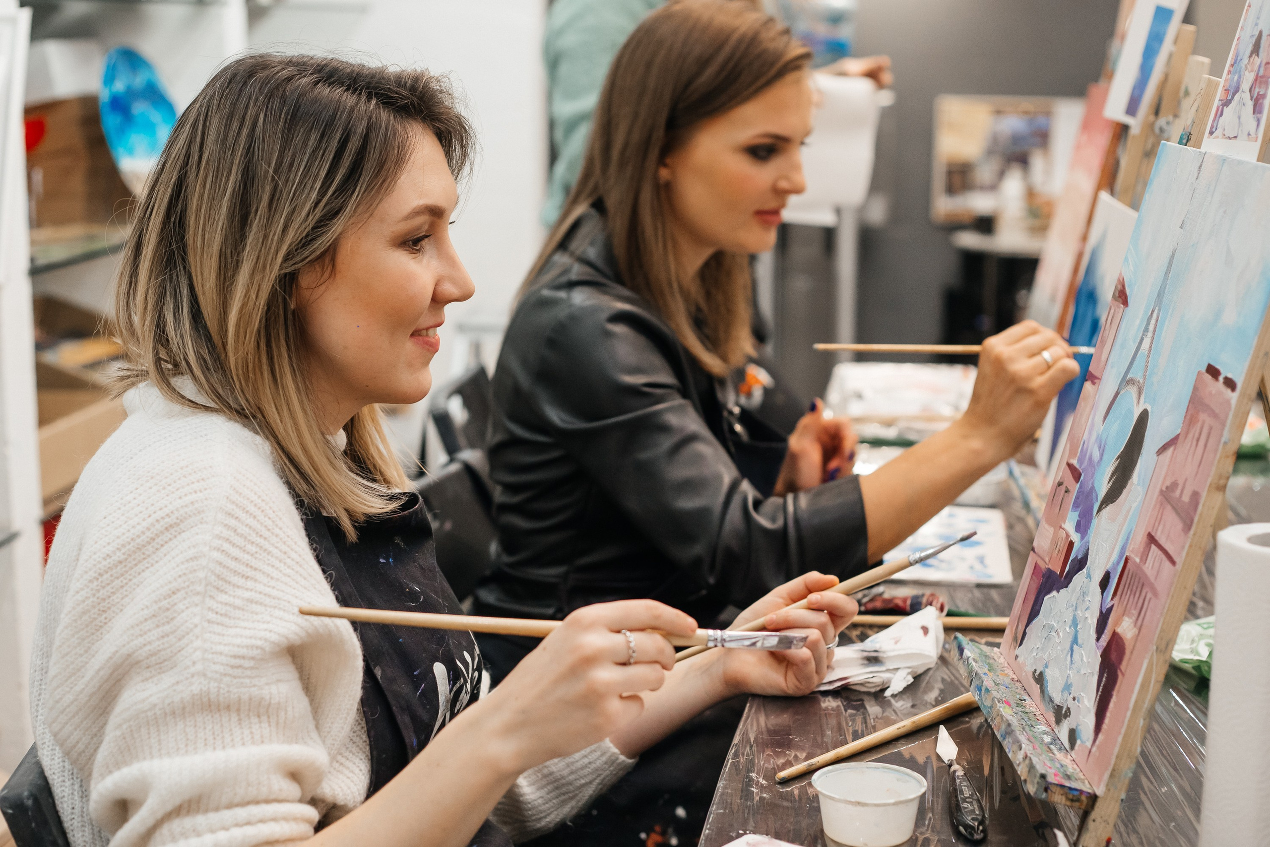 Artista. Мастер-класс по живописи. Семейный фотограф в Санкт-Петербурге Ева Маркова