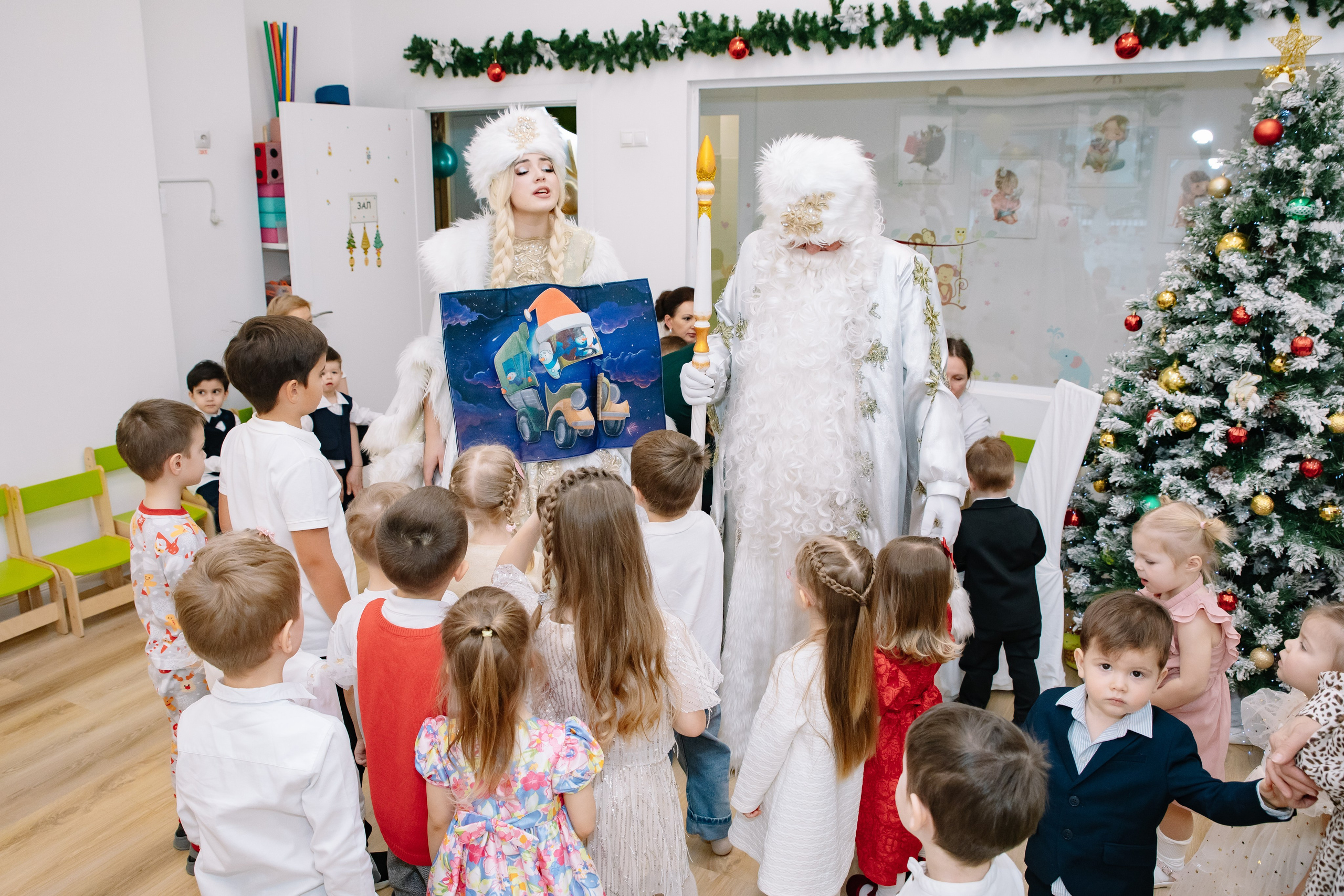 Новогодний утренник в саду Пятачок. Фотограф в Москве Яна Полосина