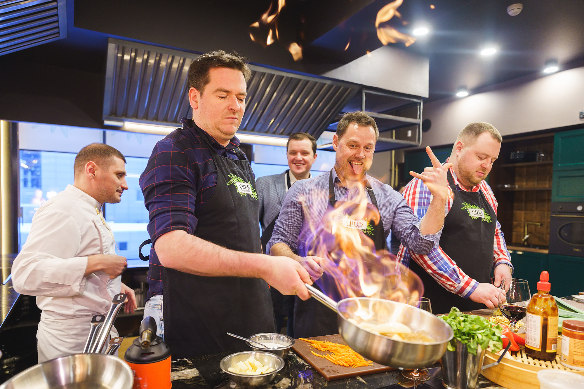 Съёмки для кулинарной студии CHEFS Eatertainment. Lantern agency