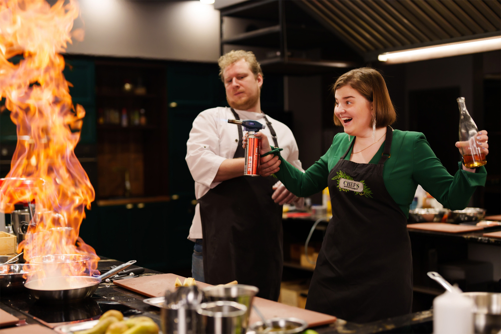 Съёмки для кулинарной студии CHEFS Eatertainment. Lantern agency