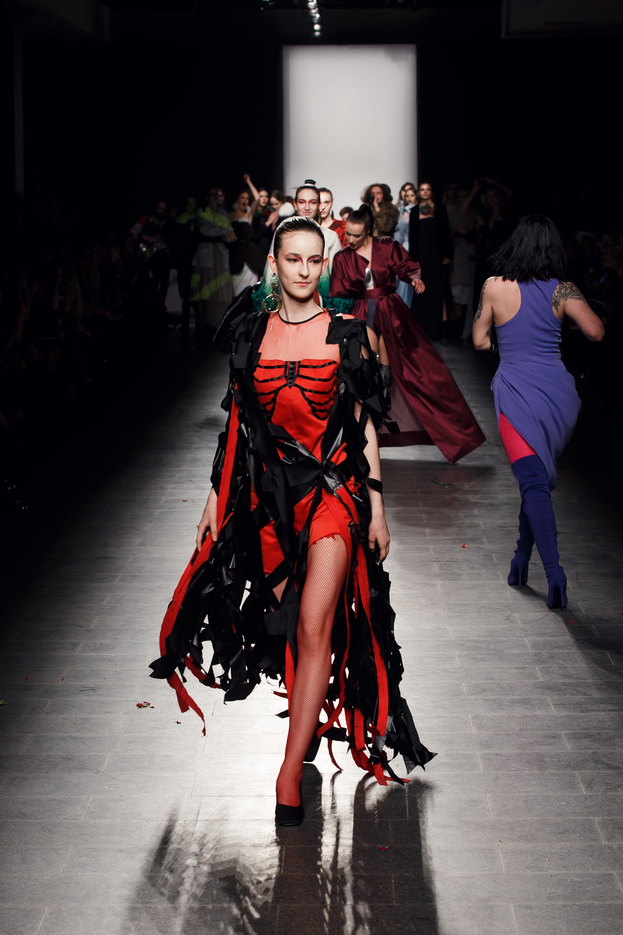 FOREST DEMONS runway. VLAD MARTYNENKO — stylist & art director