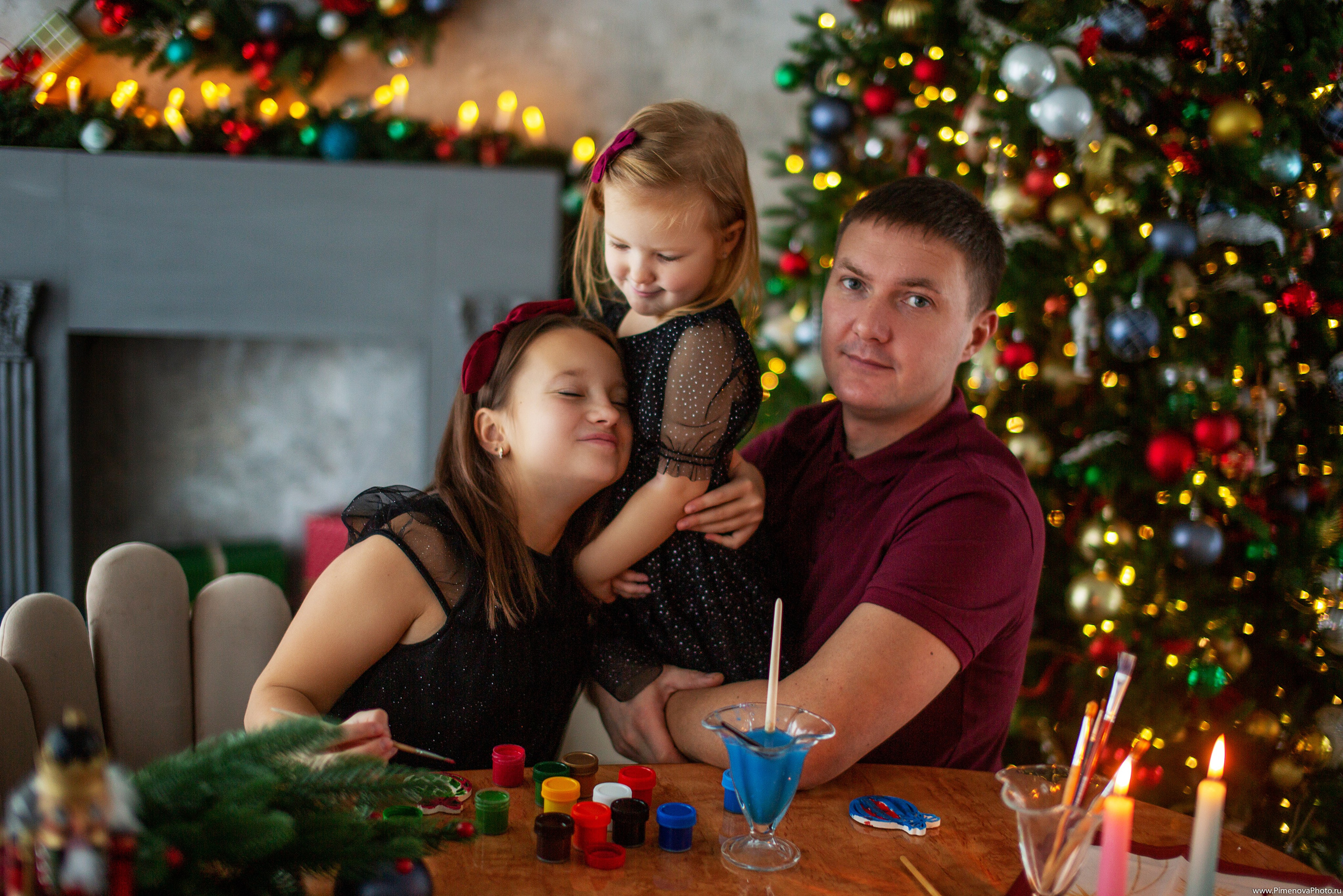 Новогодняя сказка Вари и Маруси, 2024. Семейный и детский фотограф в Петрозаводске