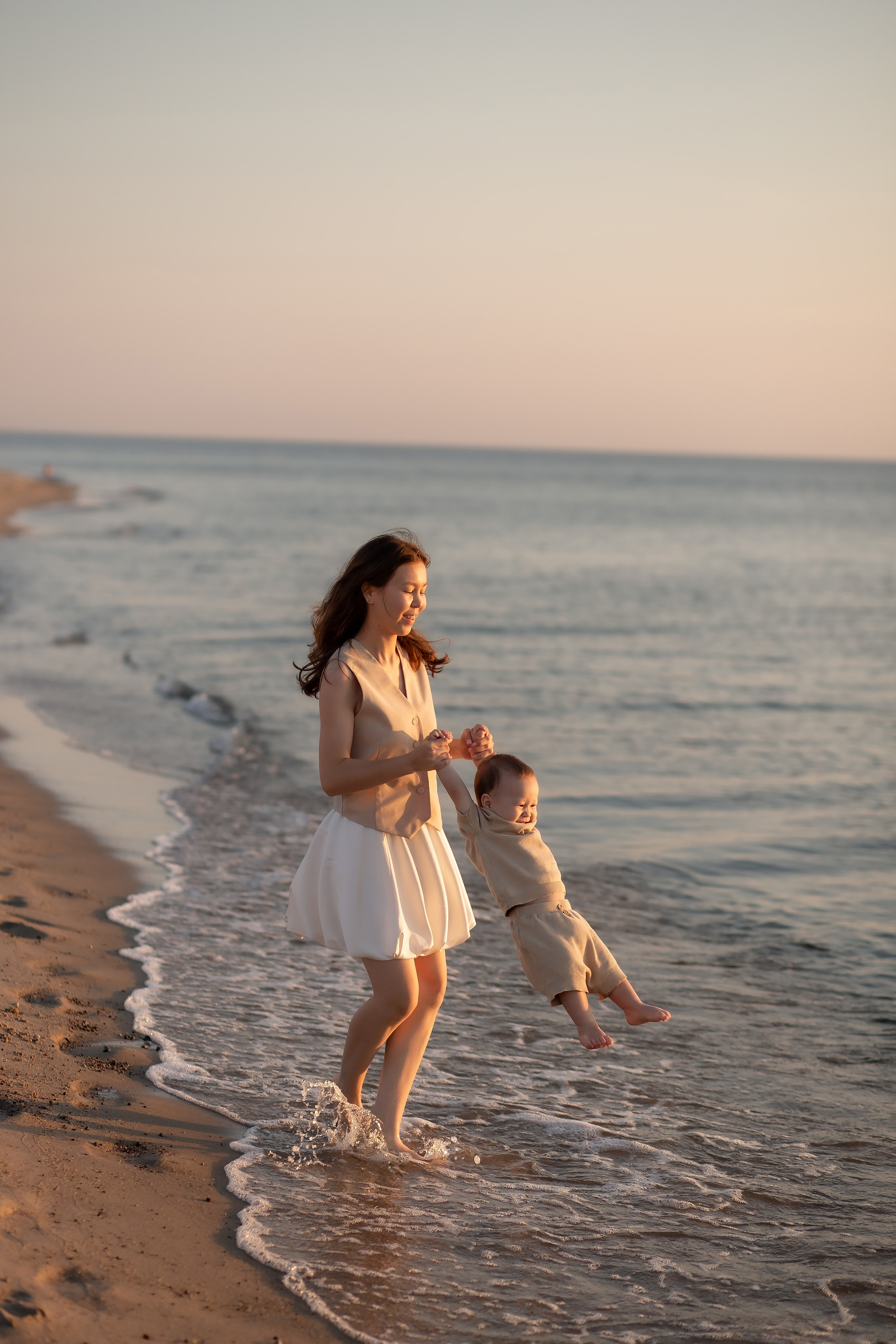 Карина, Эмиль и Марсель. На закате лета. Фотограф в Калининграде Решетникова Алина