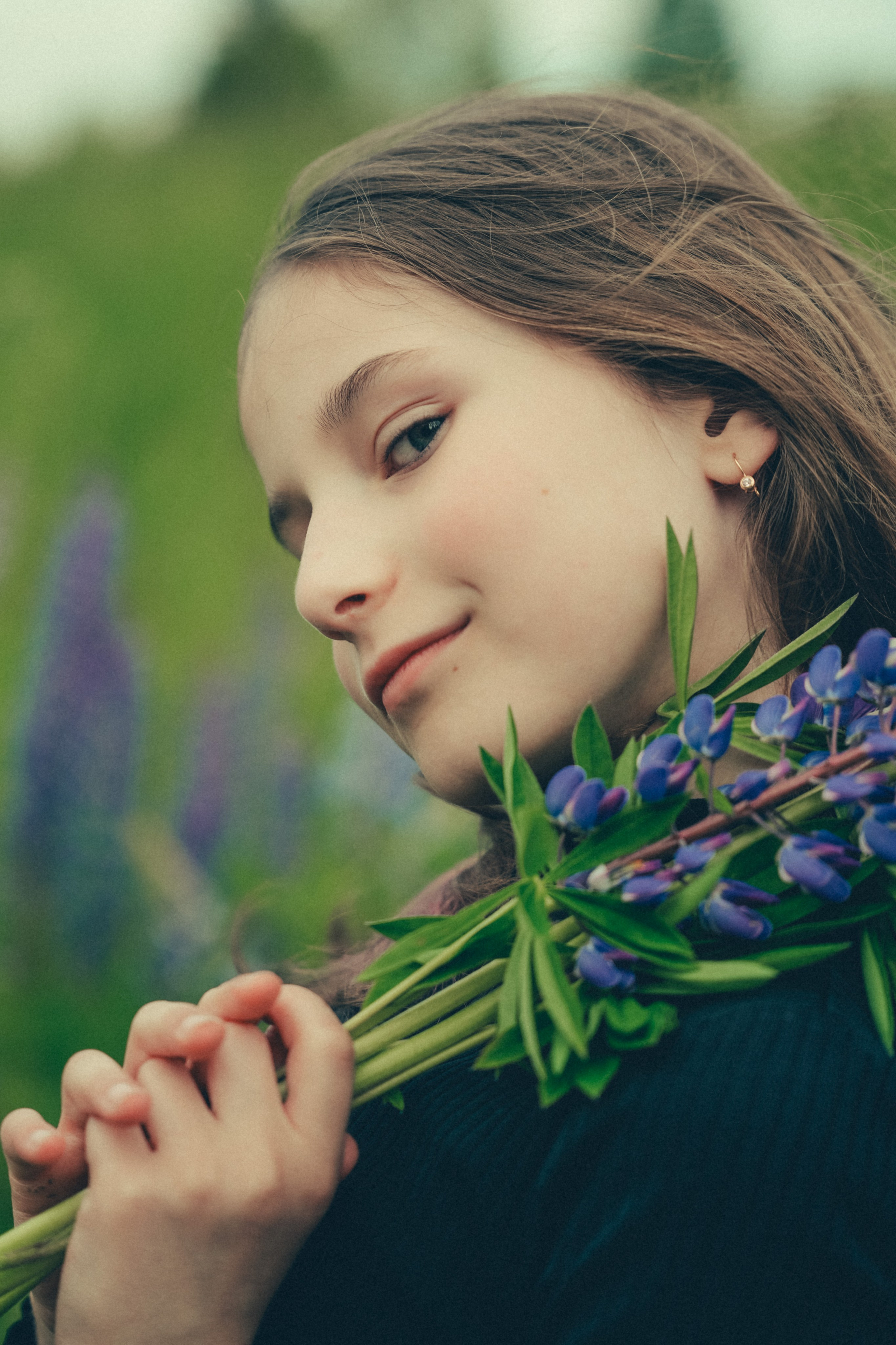 Люпиновое поле. Портретный фотограф в Санкт-Петербурге Дария Сыч