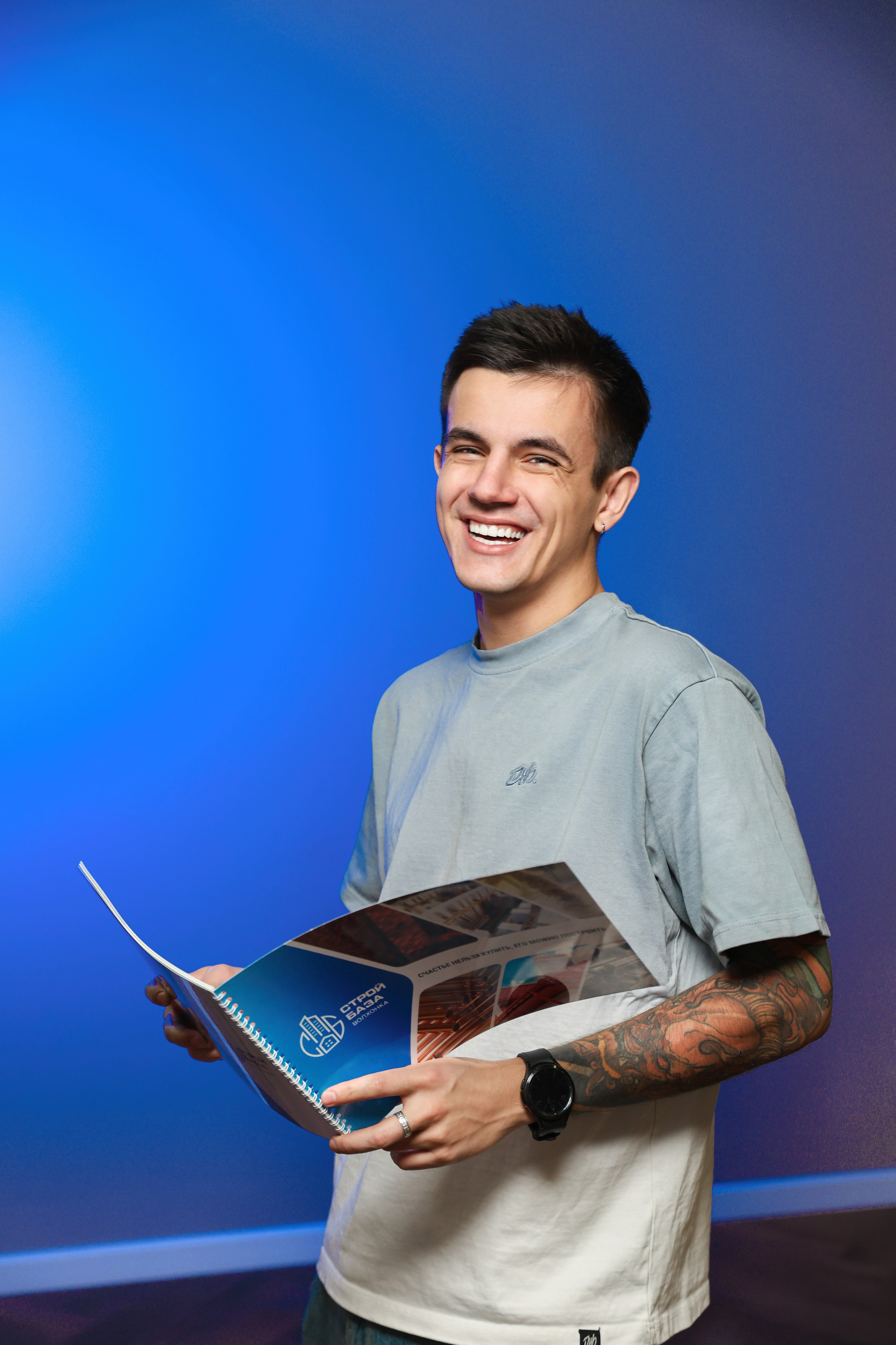 Выездные портреты для стройбазы «Волохонка». Снимаю съемки