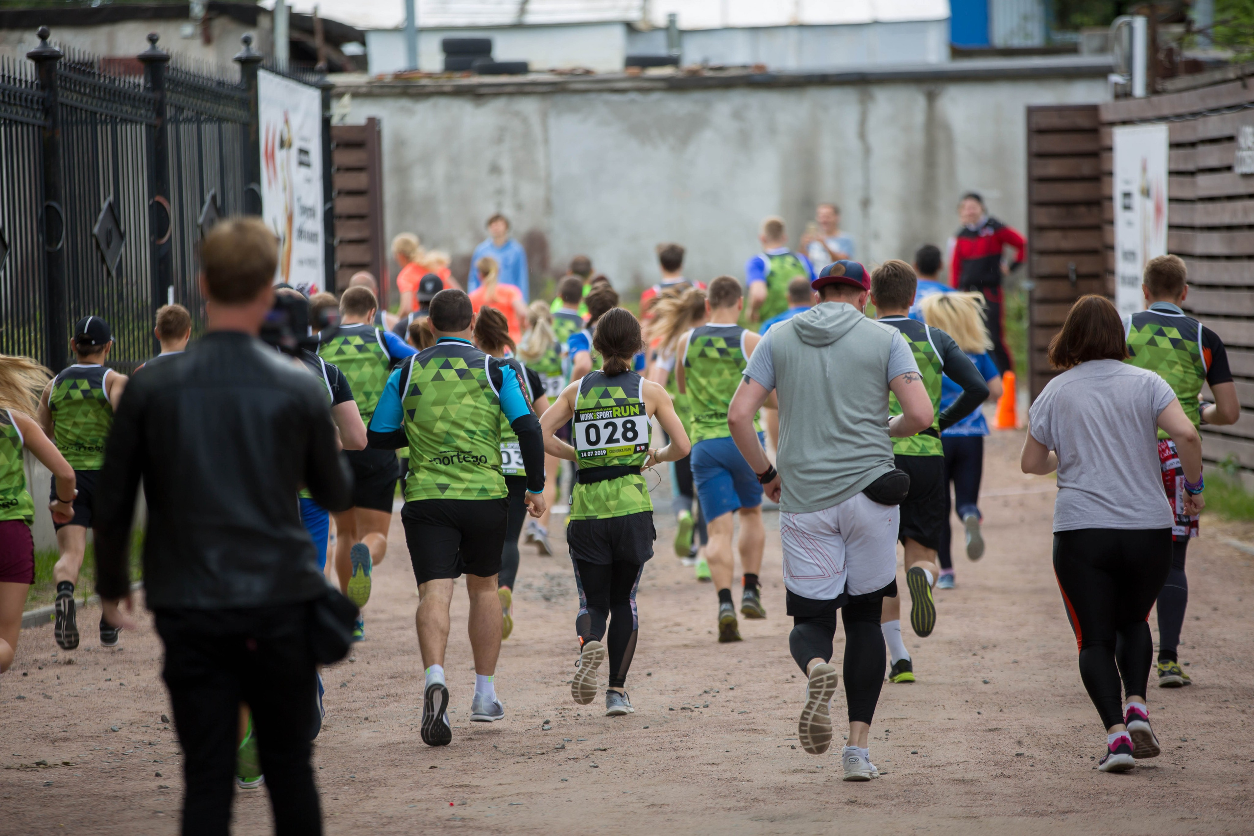 Забег для «Work&Sport». Снимаю съемки