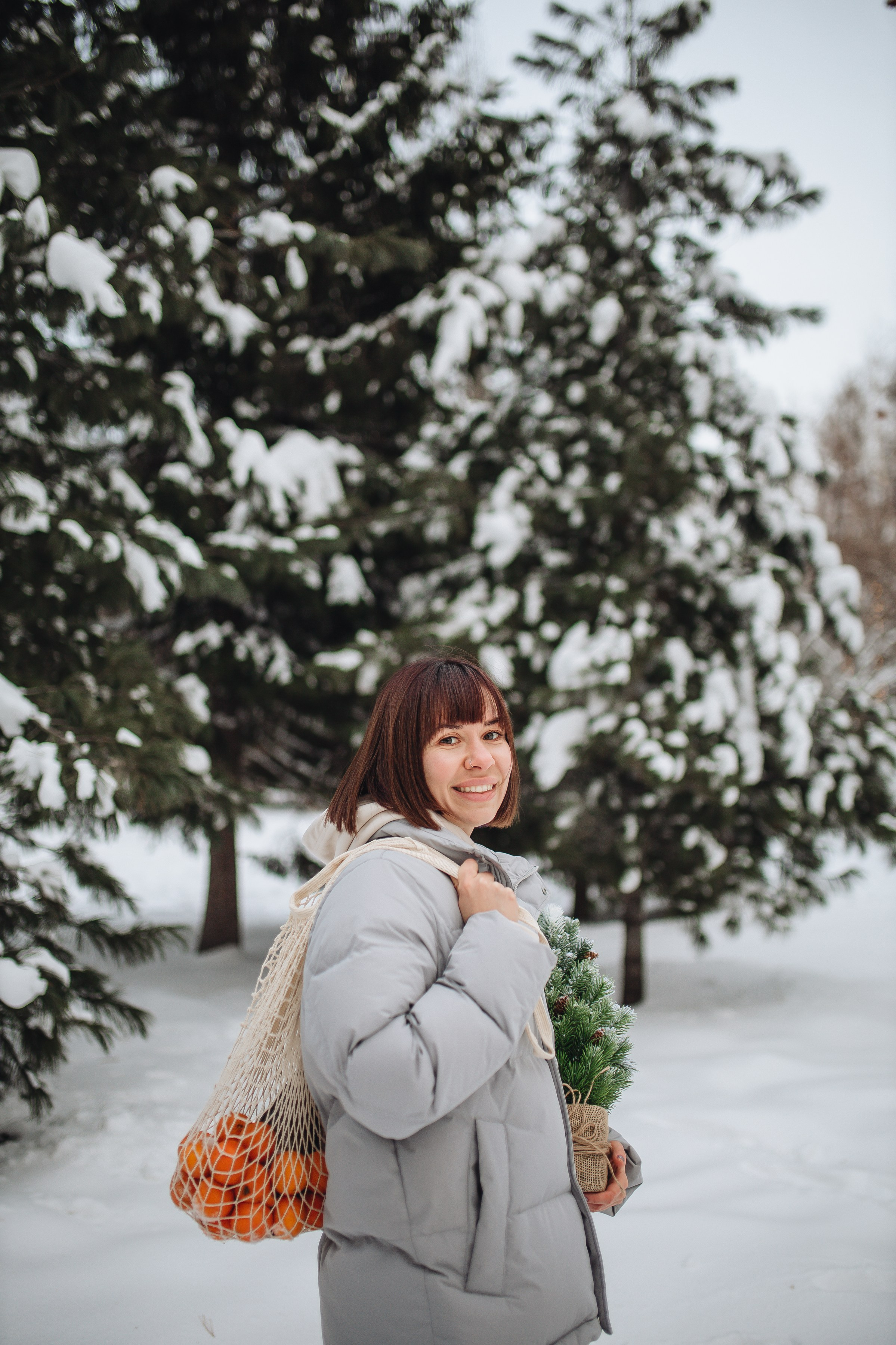 Зимняя фотопрогулка с Катей. Свадебный и семейный фотограф в Санкт-Петербурге Катерина Литасова