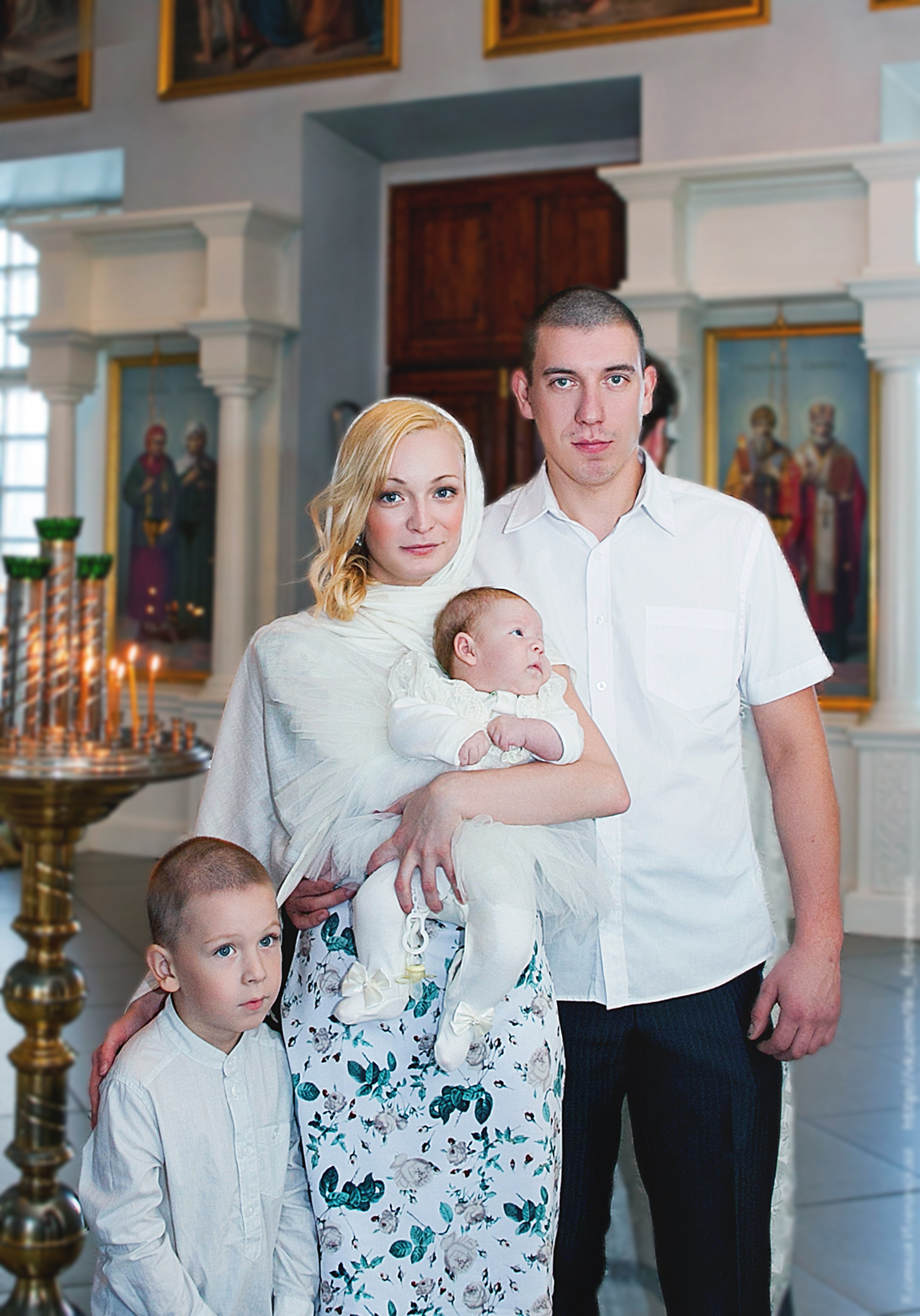 Крещение — фотосессия крестин в Санкт-Петербурге. Фотограф из Санкт-Петербурга Ильинская Ксения