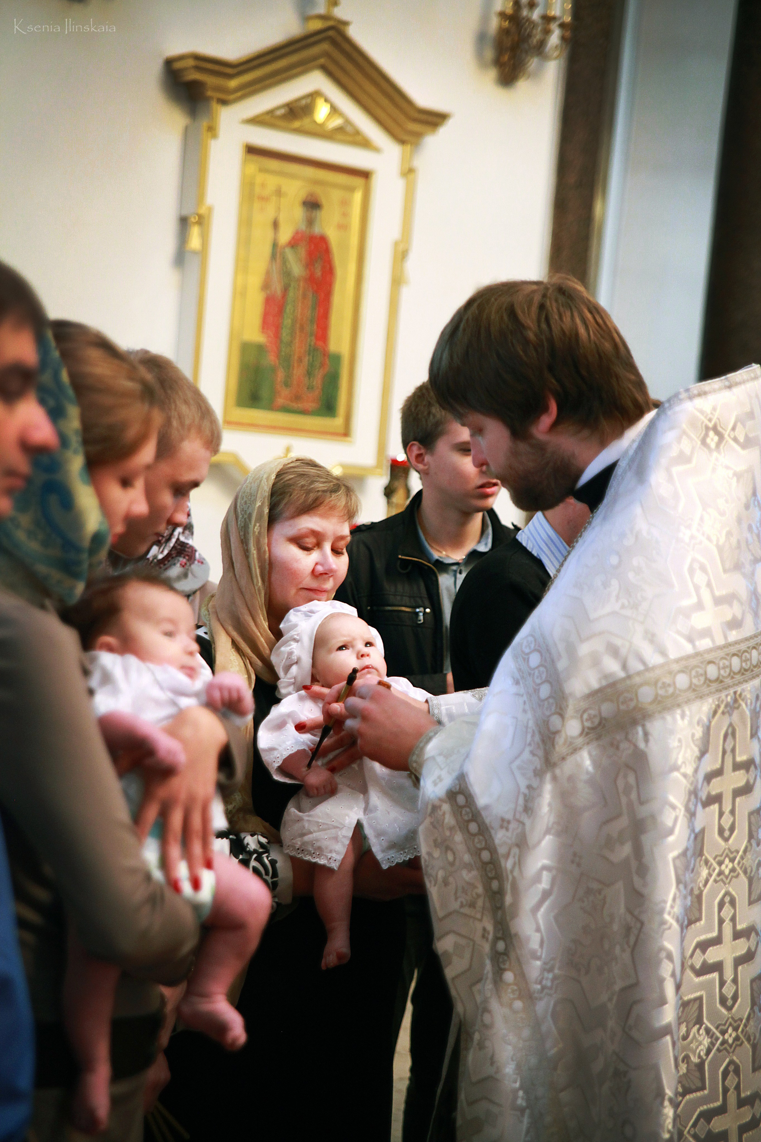Крещение — фотосессия крестин в Санкт-Петербурге. Фотограф из Санкт-Петербурга Ильинская Ксения