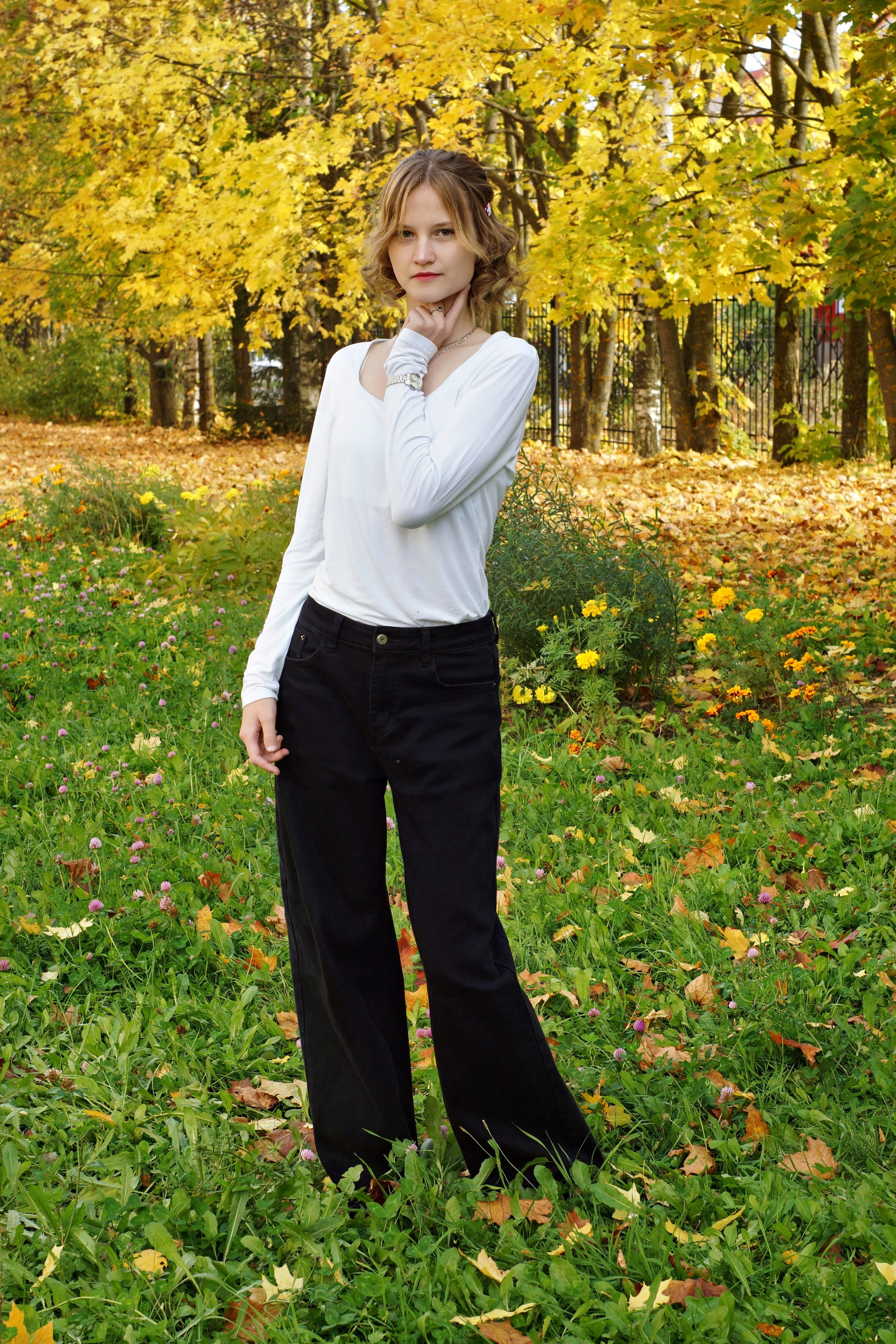 Осенняя фотосессия в школе г. Йошкар-Ола