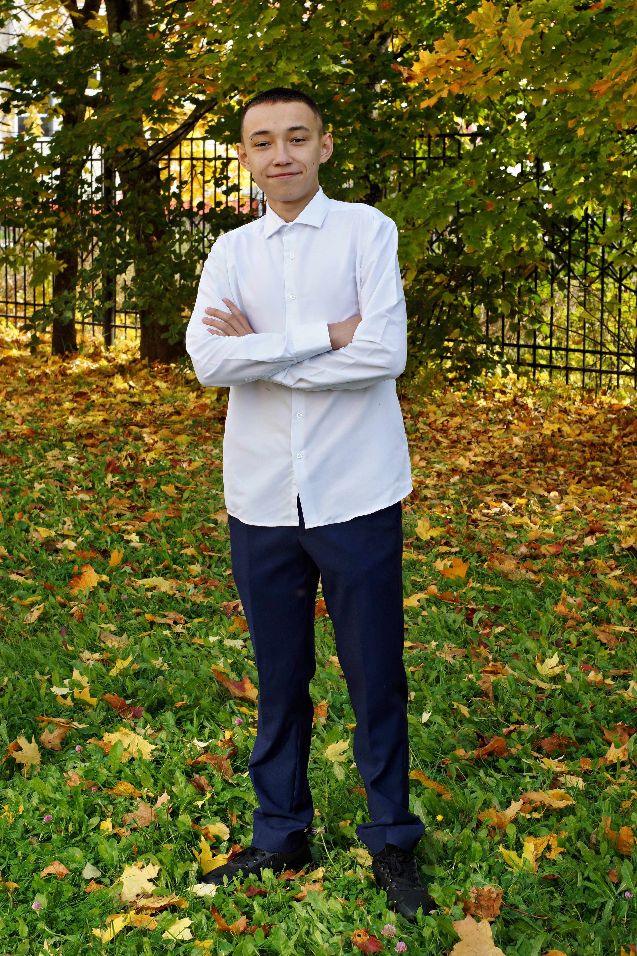 Осенняя фотосессия в школе г. Йошкар-Ола