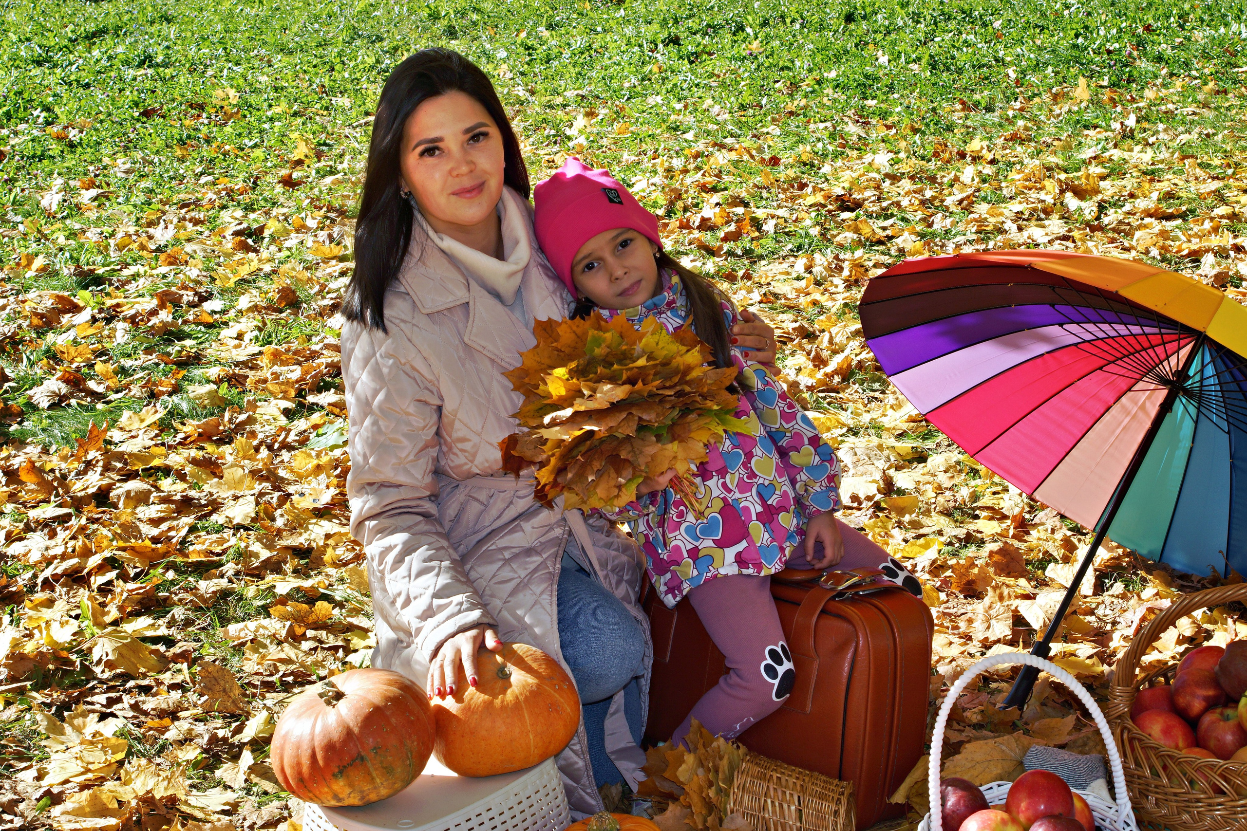 Осенняя фотосессия в детском саду г. Йошкар-Ола