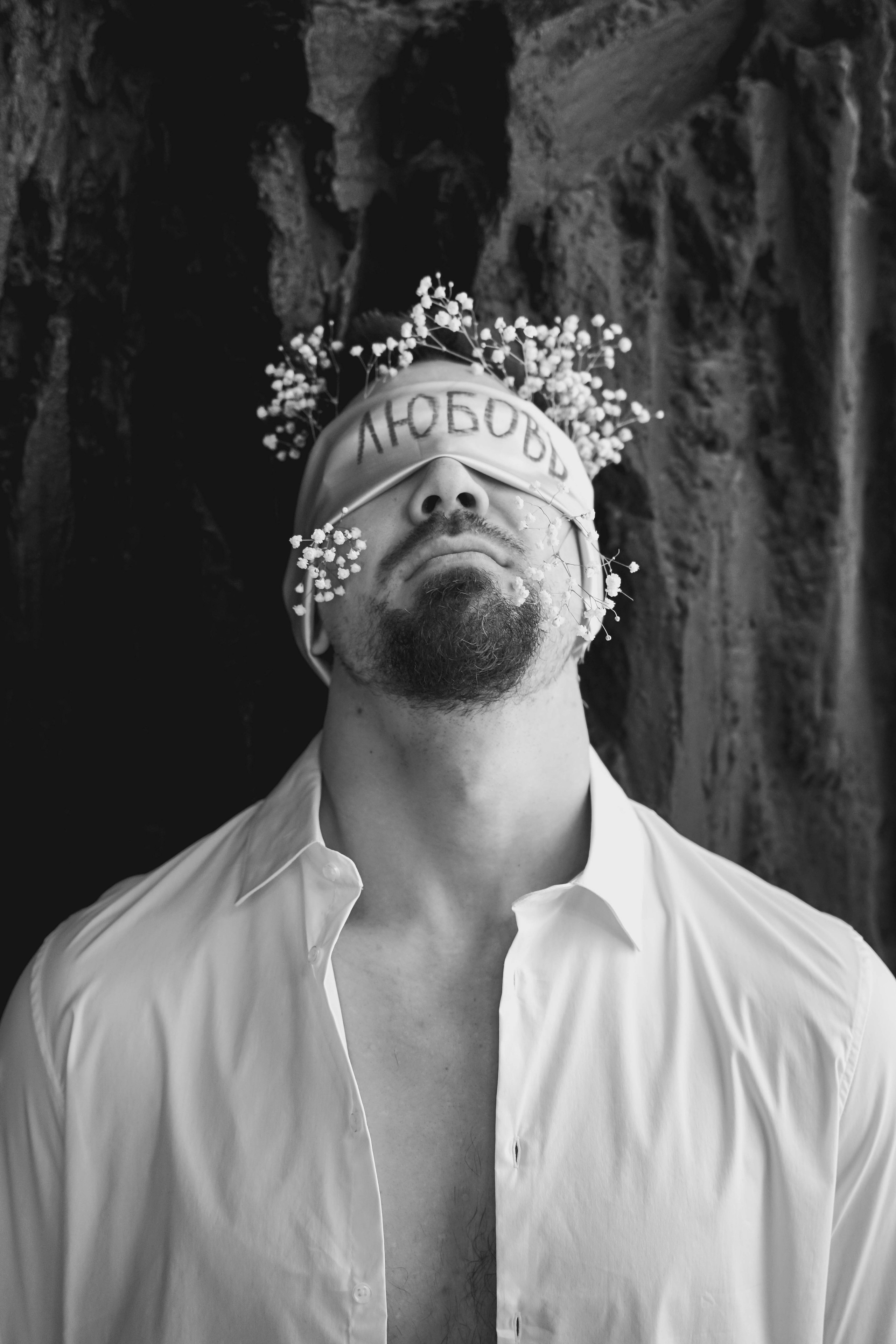 Творческая съемка для мужчины