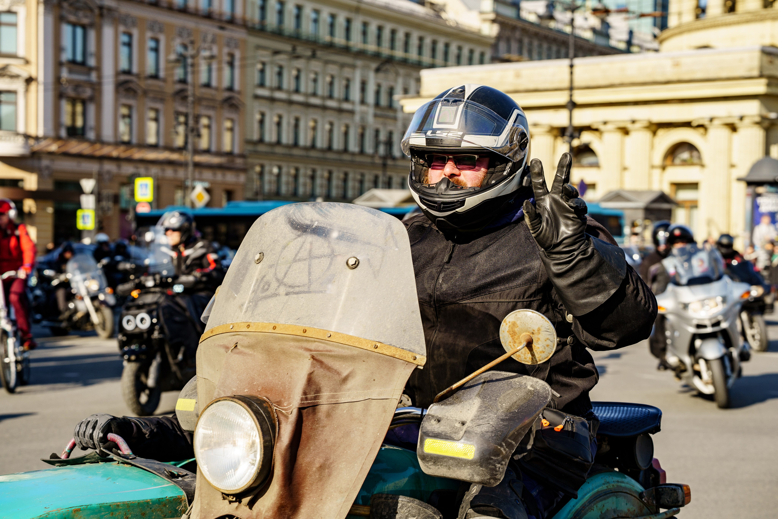 Прохват мотоклуба Norman Riders ч.1. Концертный и репортажный фотограф в Санкт-Петербурге Слава Пахомов