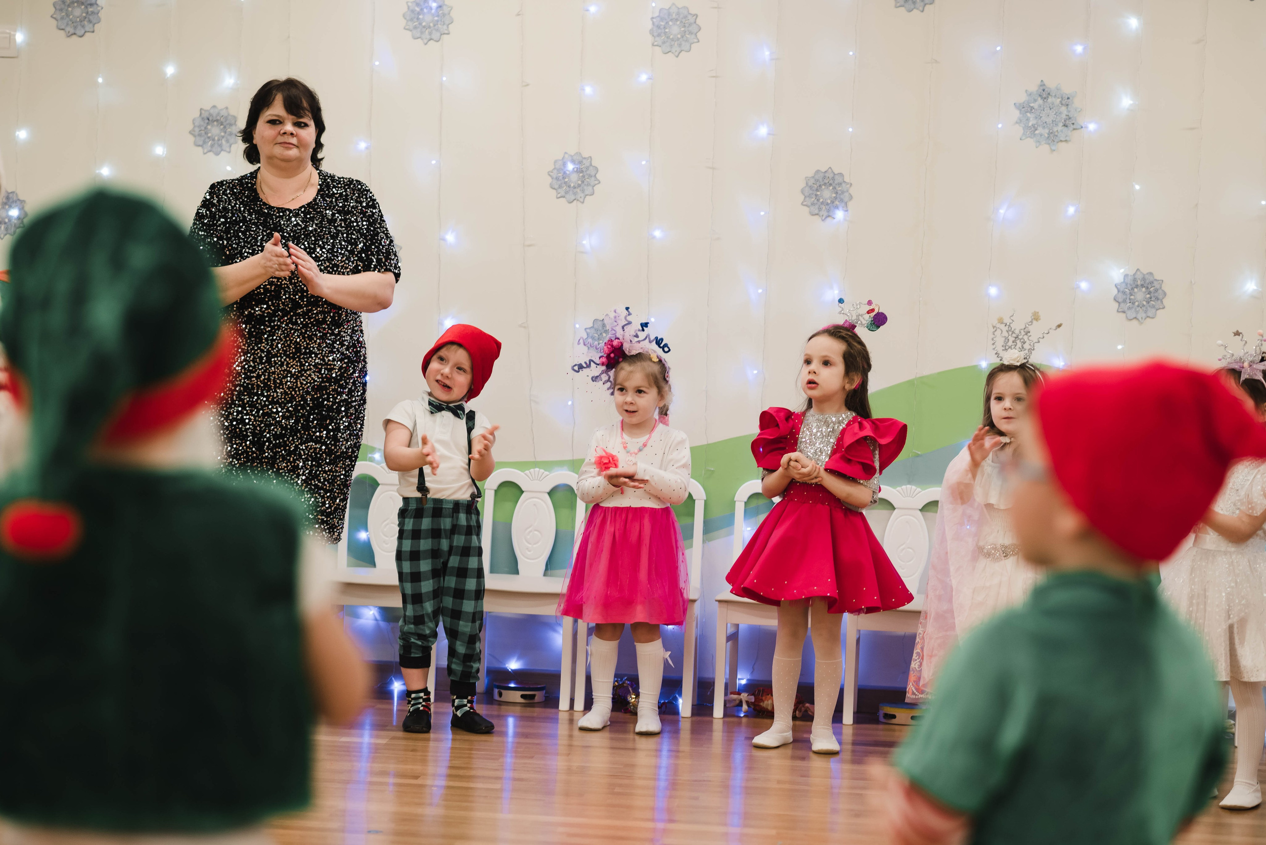 Детский садик Новый год. Фотограф в Москве новорожденные свадьбы семьи Дарья Ларионова