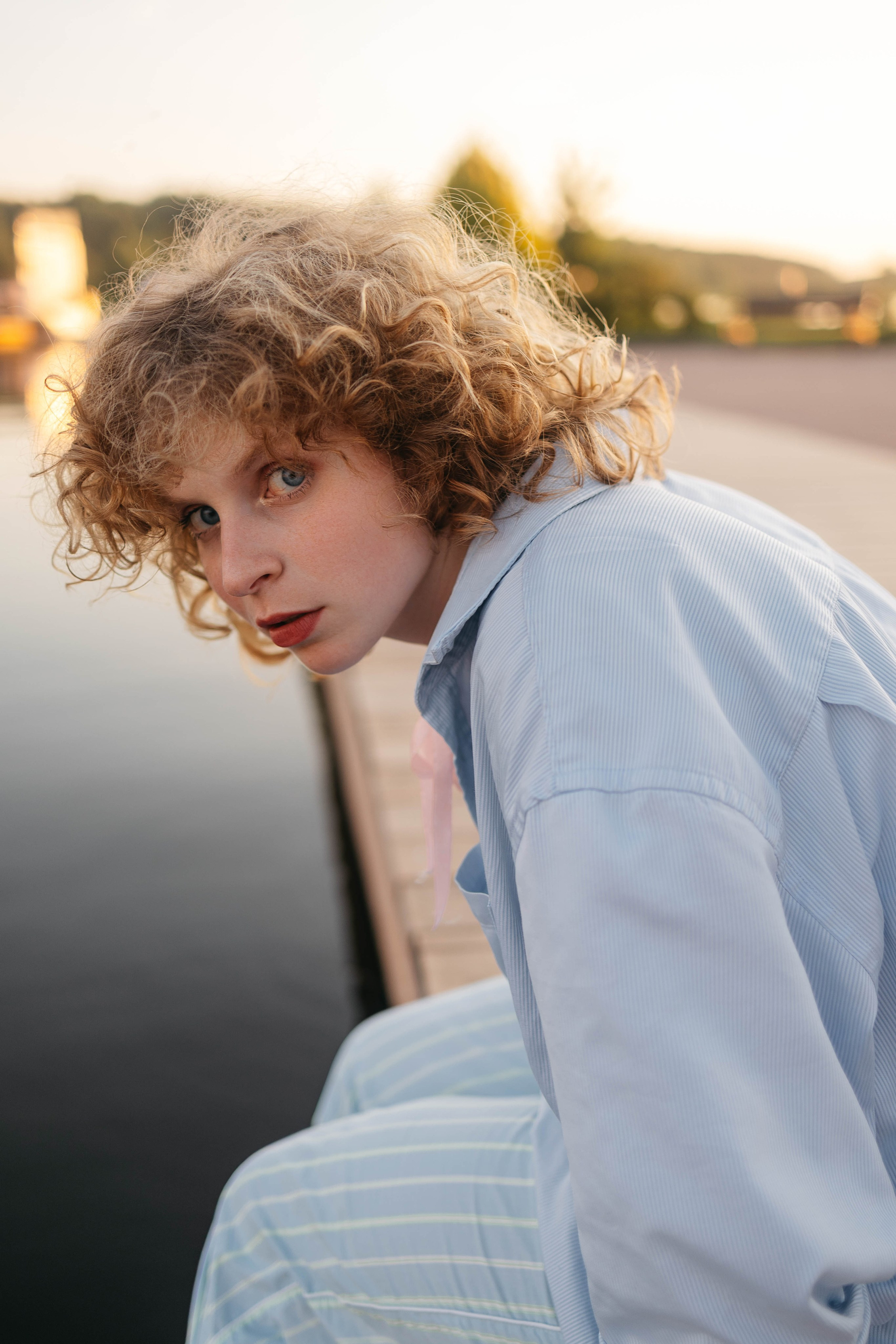 Лиза в Завидово. Закат. Фотограф в Твери Лагодная Яна