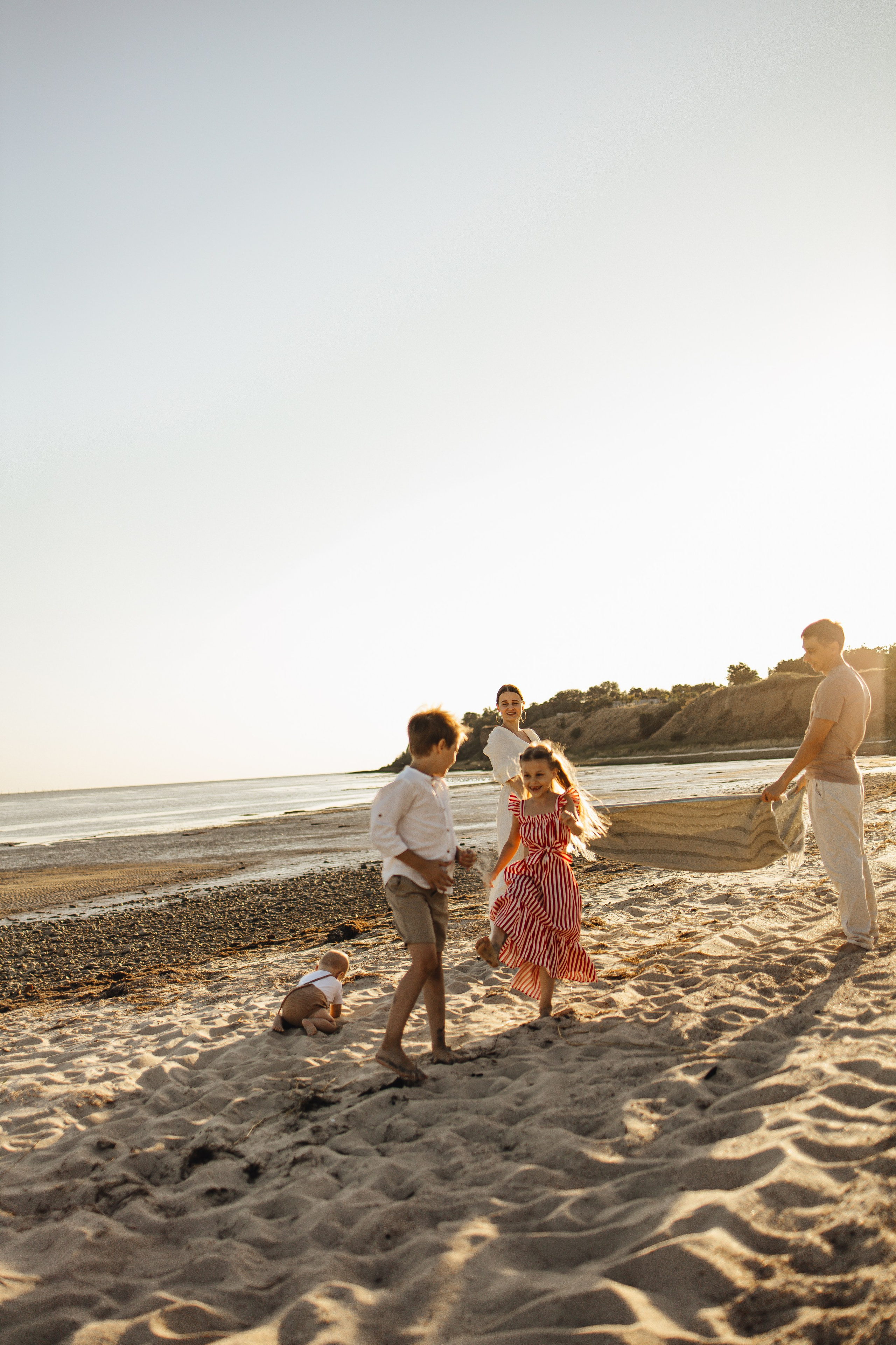 Летняя история на берегу. Семейный и детский фотограф, таганрог, ростов-на-дону