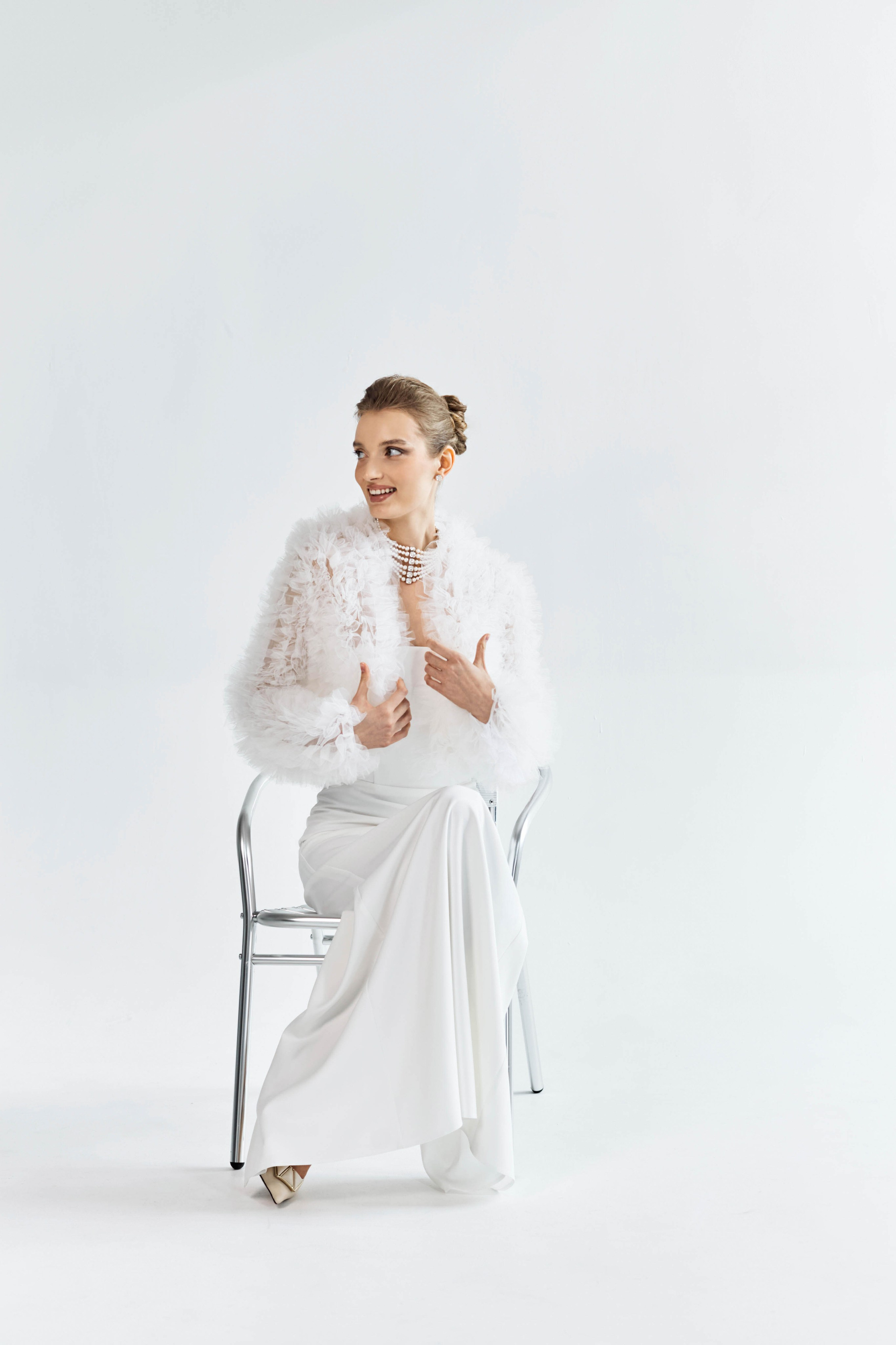 Фатиновая шубка. Свадебный салон-ателье Бонжур в Минске Bonjour