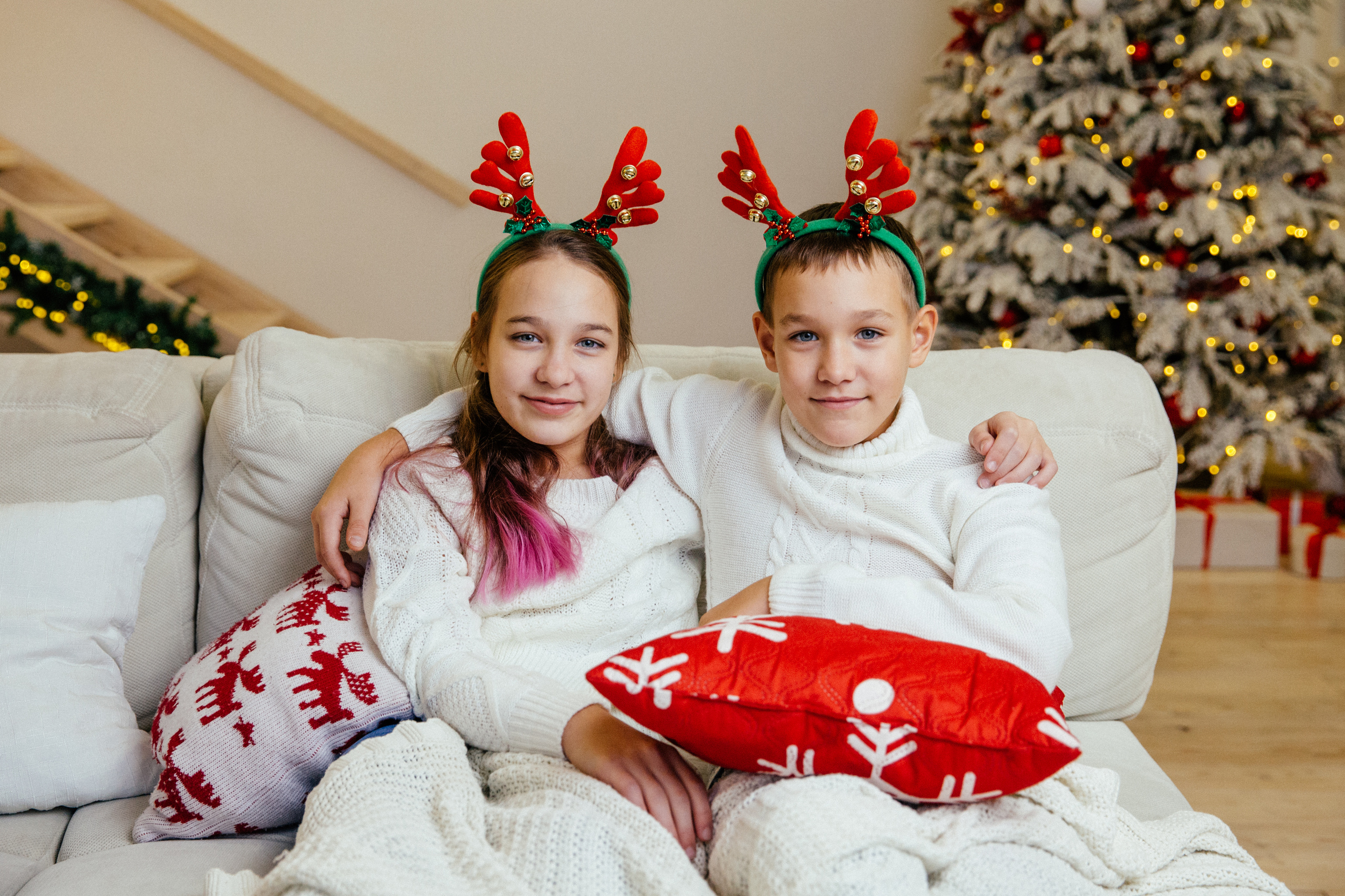Новогодняя семейная фотосессия. Марина Соколова. Контентный и семейный фотограф г. Красноярск