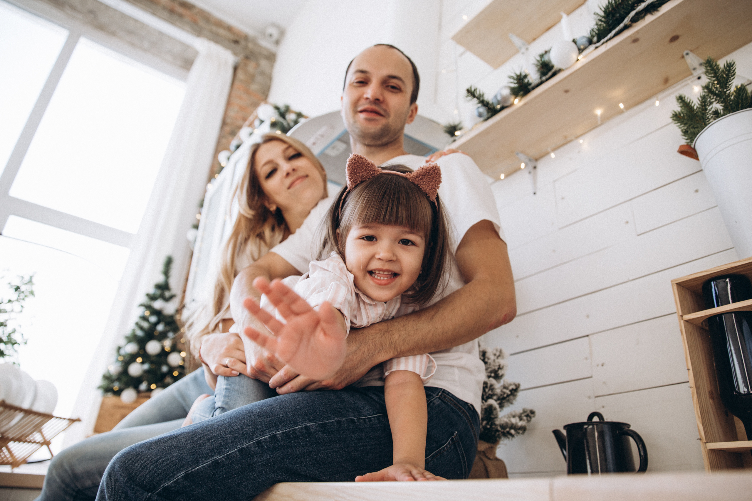 Семейная фотосессия в фотостудии. Марина Соколова. Контентный и семейный фотограф г. Красноярск