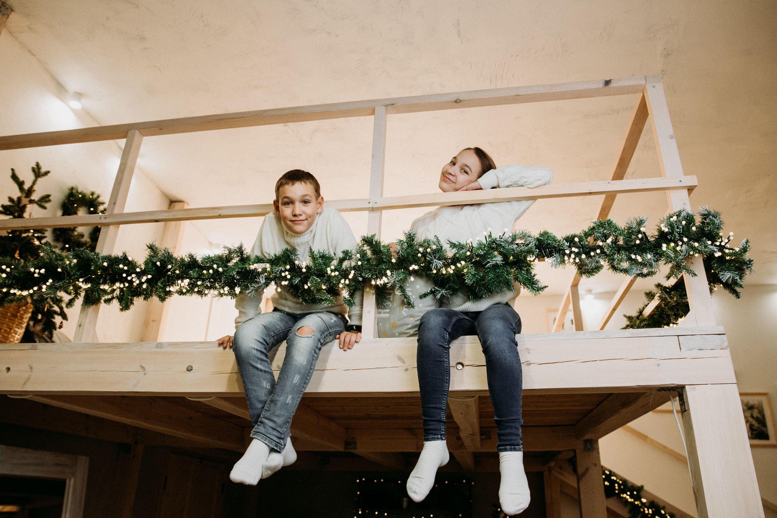 Новогодняя семейная фотосессия. Марина Соколова. Контентный и семейный фотограф г. Красноярск