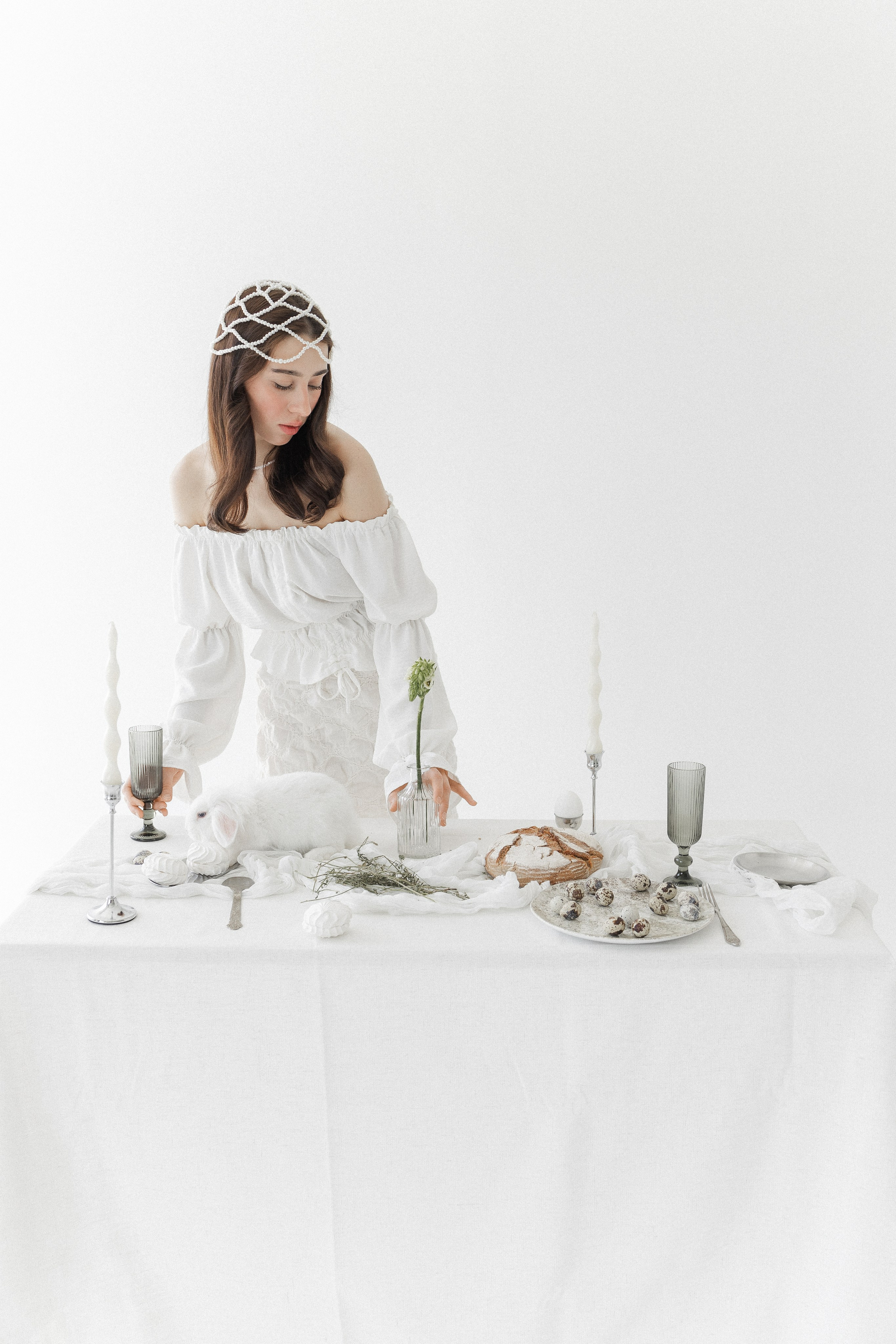 Творческая съемка к Пасхе с кроликом. Главная