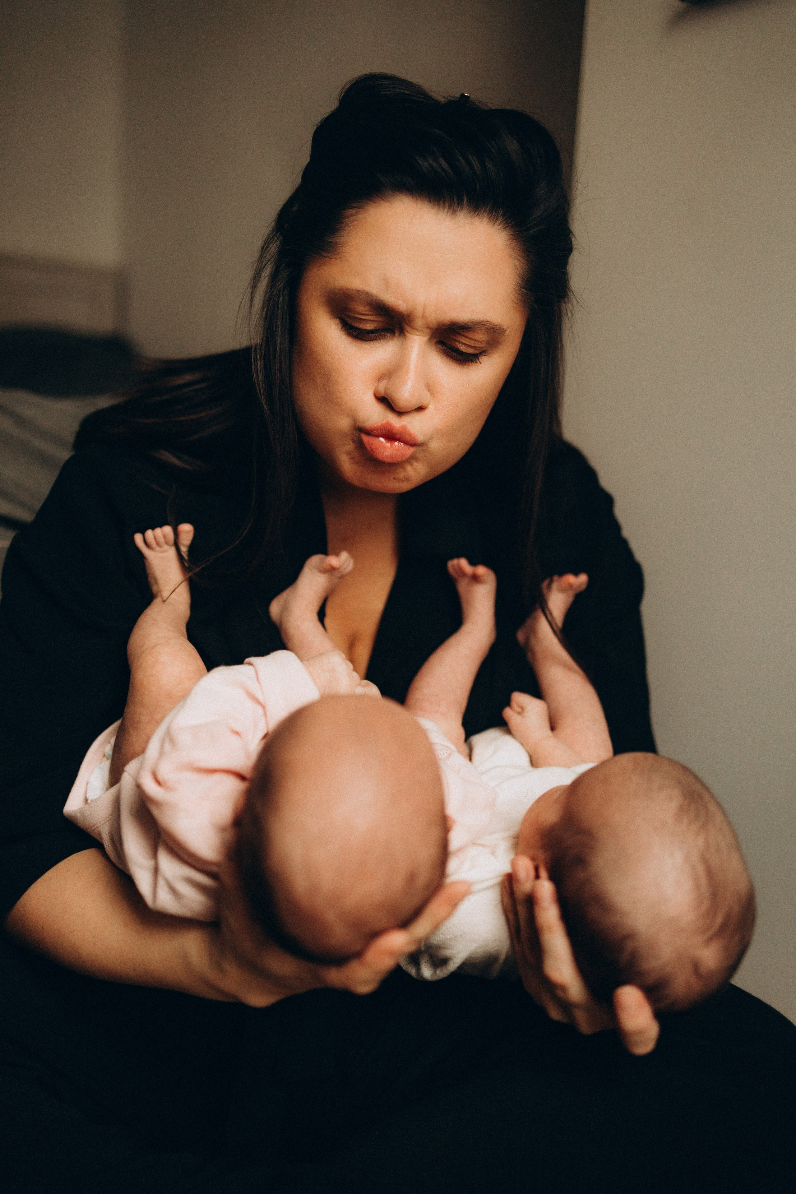 Маша и Варя 2 месяца. Евгения Пелипас