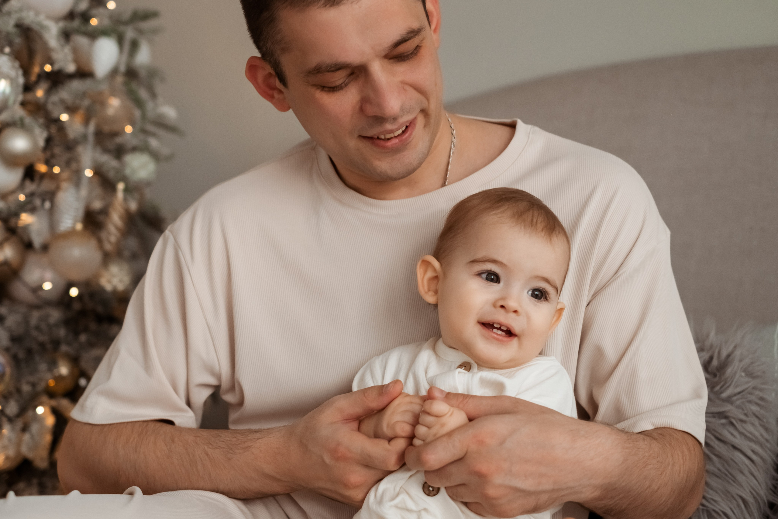 Семейная новогодняя фотосессия. Семейный и детский фотограф в Мелитополе /Наталья Зацеркляная