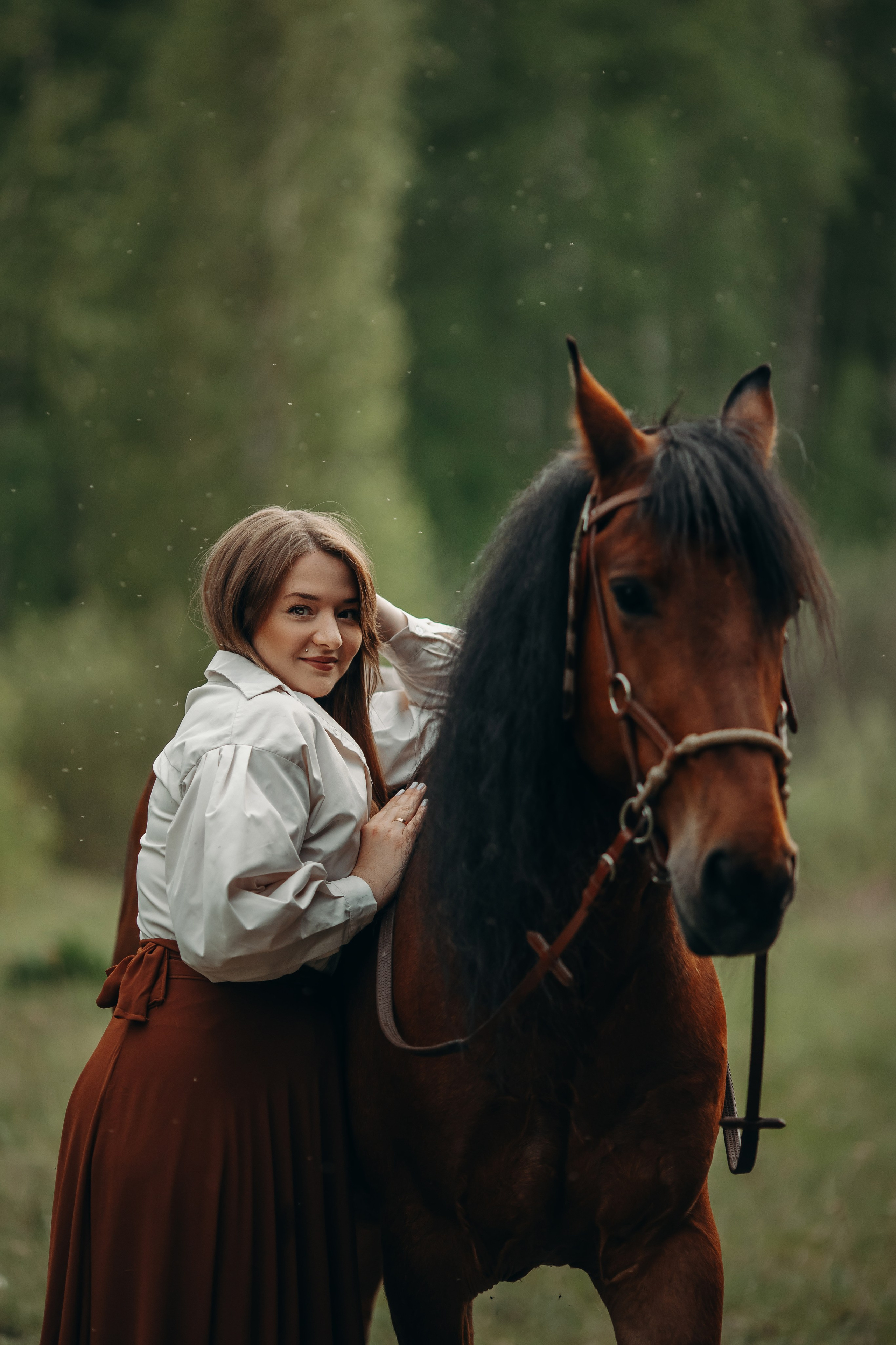 Ксения и Талисман. Анна Молчанова конный фотограф в Тюмени | фотосессии с лошадьми Тюмень