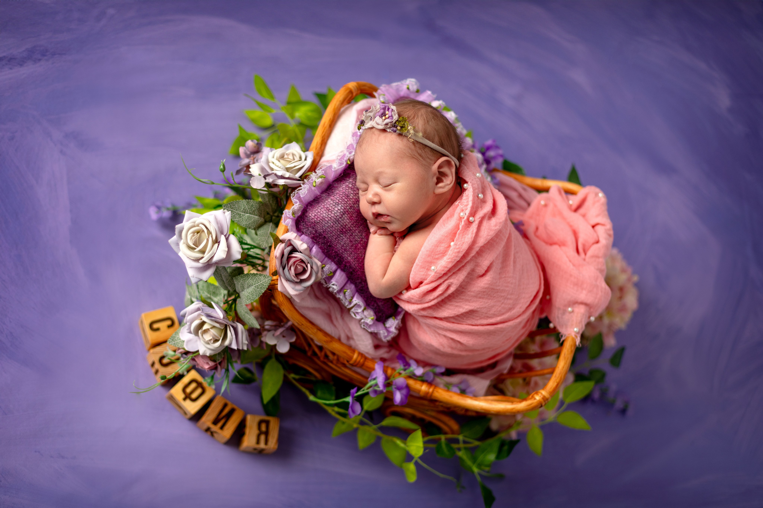 Фотограф новорождённых Псков