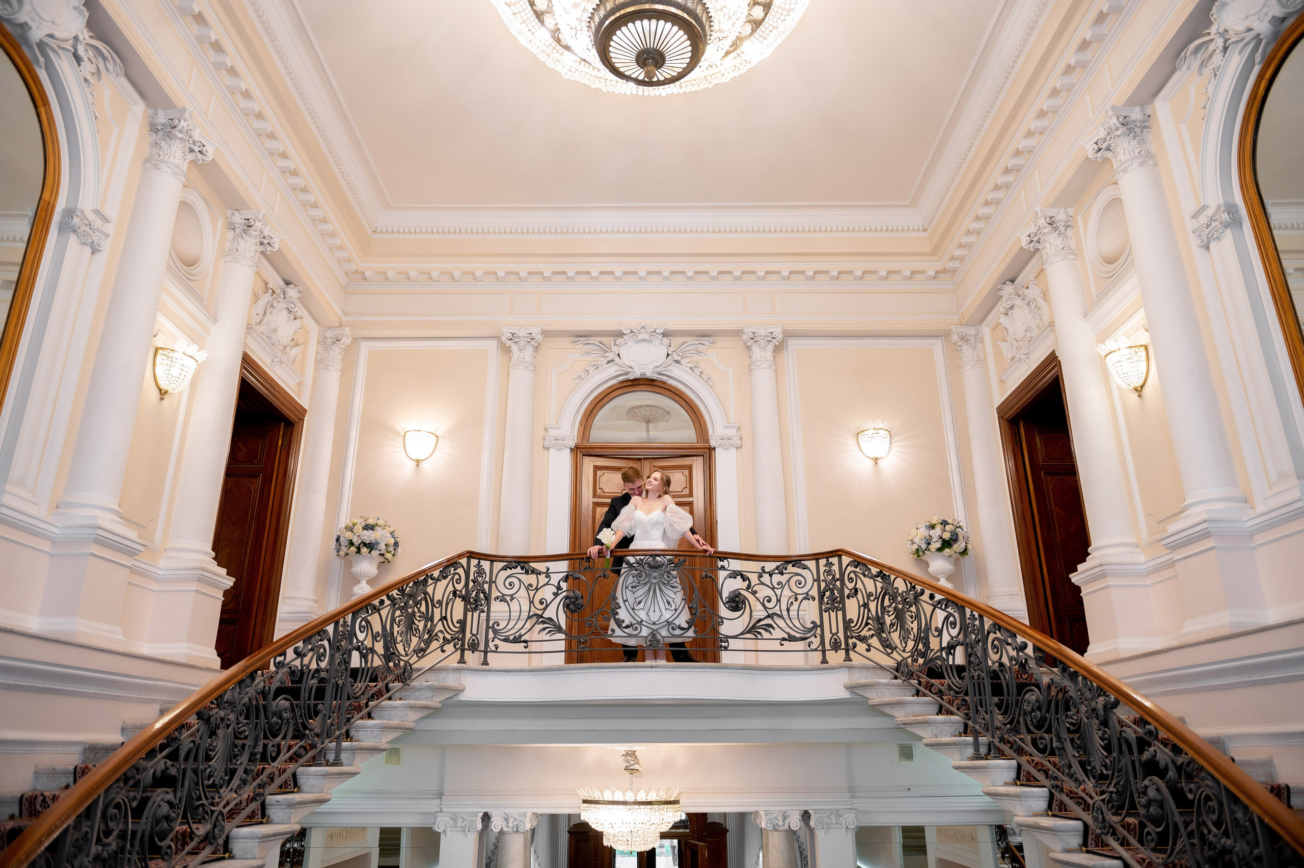 Анастасия и Михаил (Второй Дворец Бракосочетания на Фурштатской улице 52, фотосессия в Таврическом парке). Портретный, семейный и свадебный фотограф в Санкт-Петербурге и в Пушкине Ширяев Денис