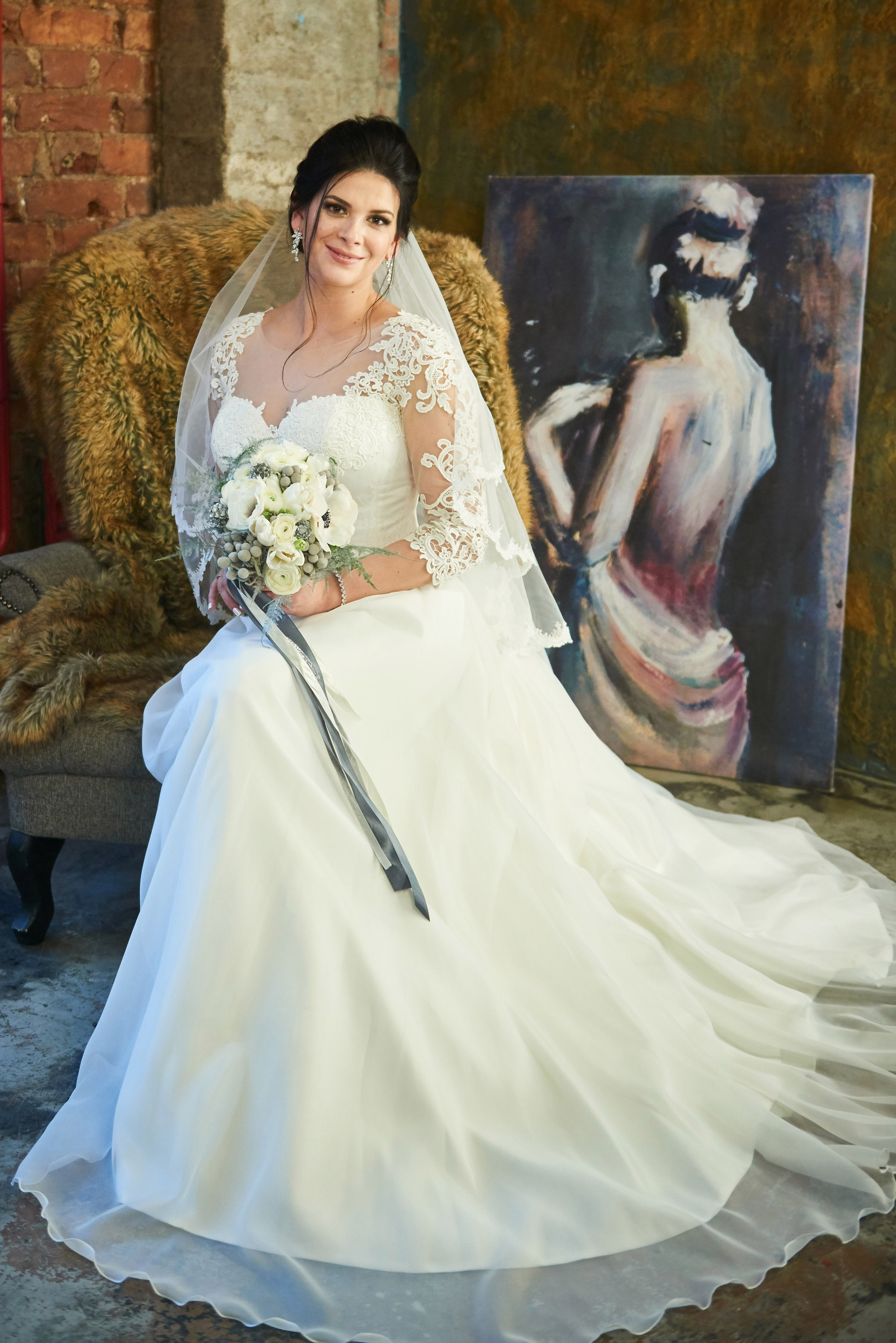 Наталия и Дмитрий (фотосессия в студии). Портретный, семейный и свадебный фотограф в Санкт-Петербурге и в Пушкине Ширяев Денис