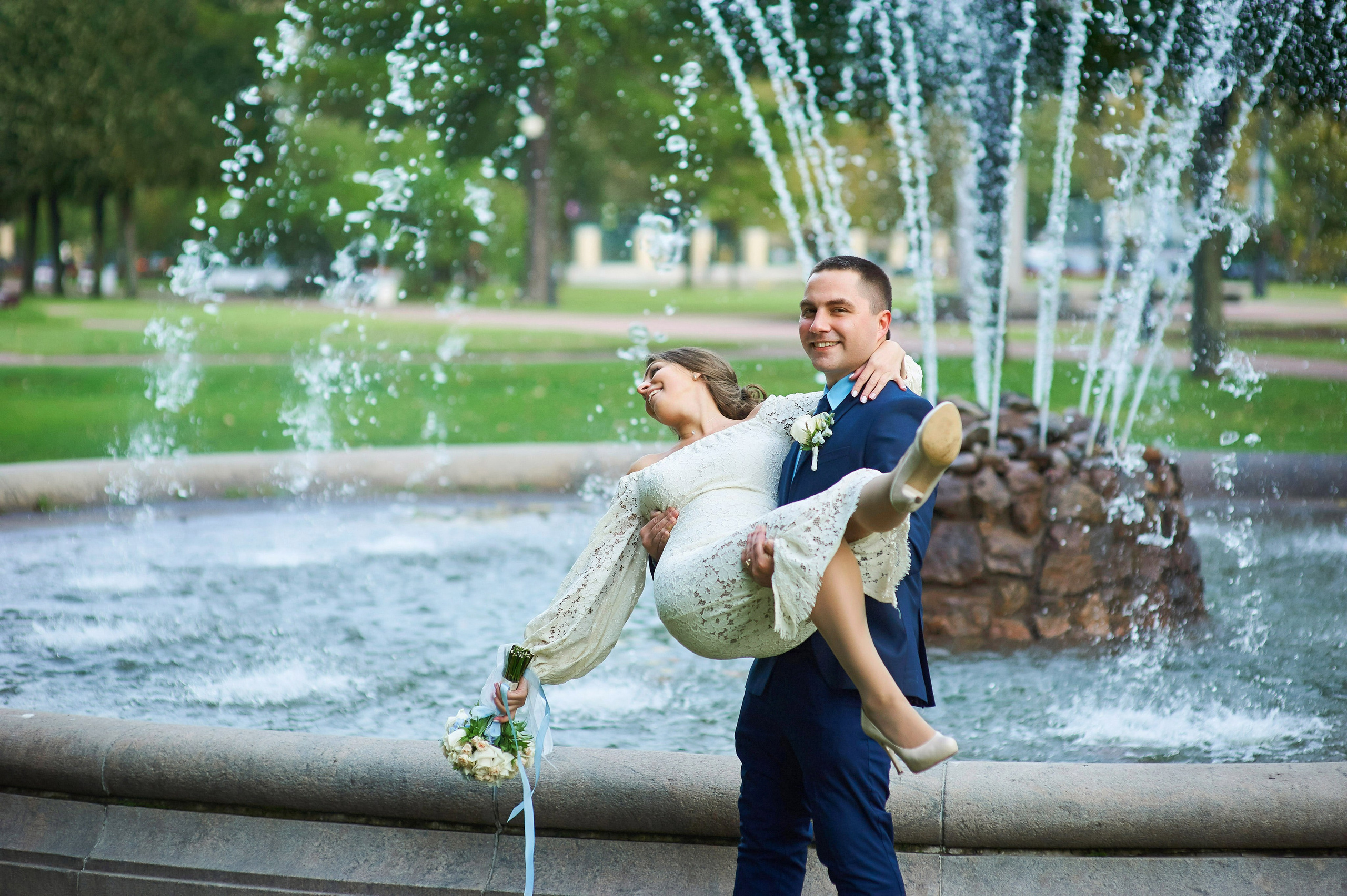 Свадебная фотосессия в студии. Портретный, семейный и свадебный фотограф в Санкт-Петербурге и в Пушкине Ширяев Денис