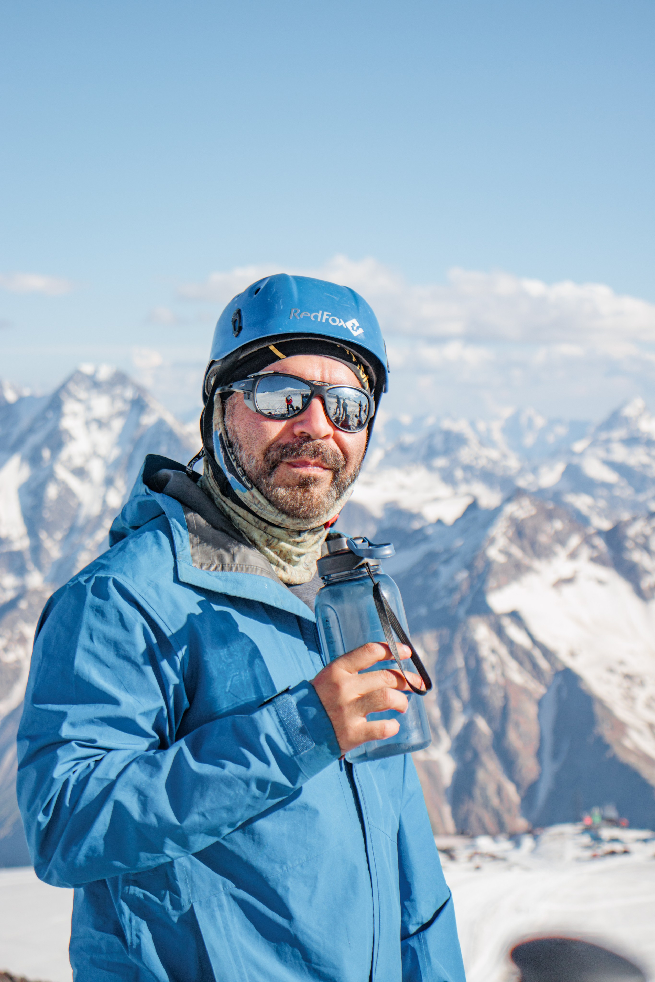Снежно-ледовые занятия. Фотограф на трекинг и восхождение Эльбрус, Приэльбрусье. Елизавета Бобок