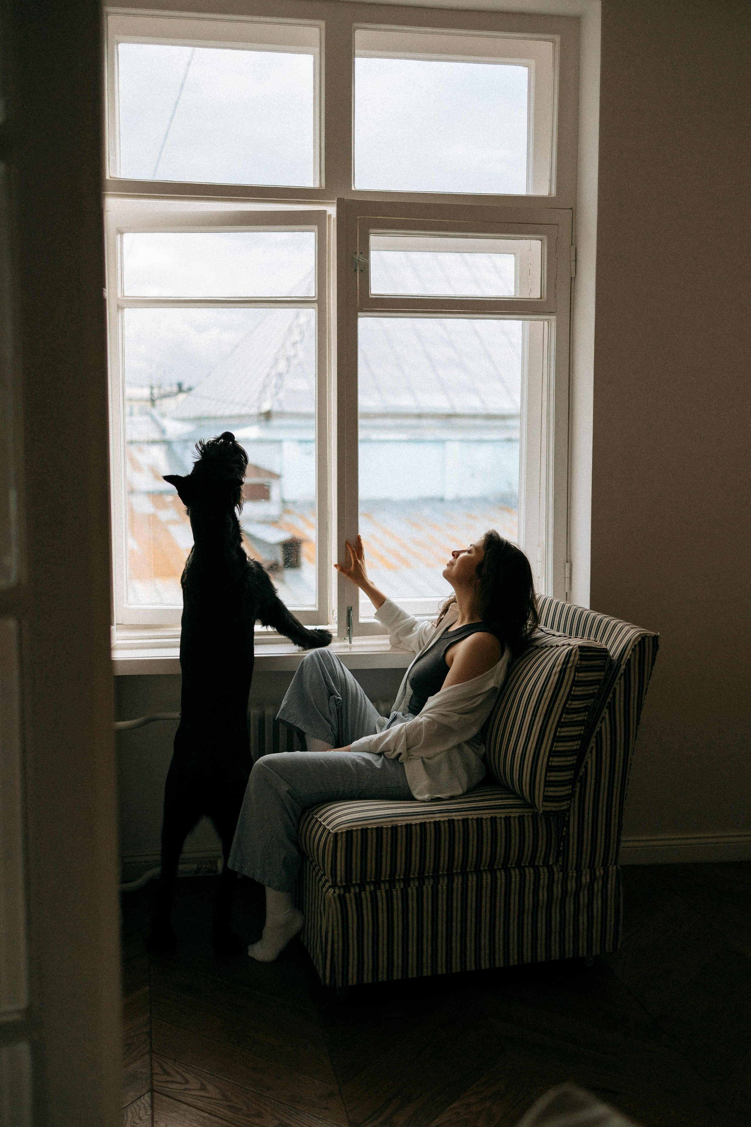 Умбра и Даша. Фотограф анималист Анастасия Пикей