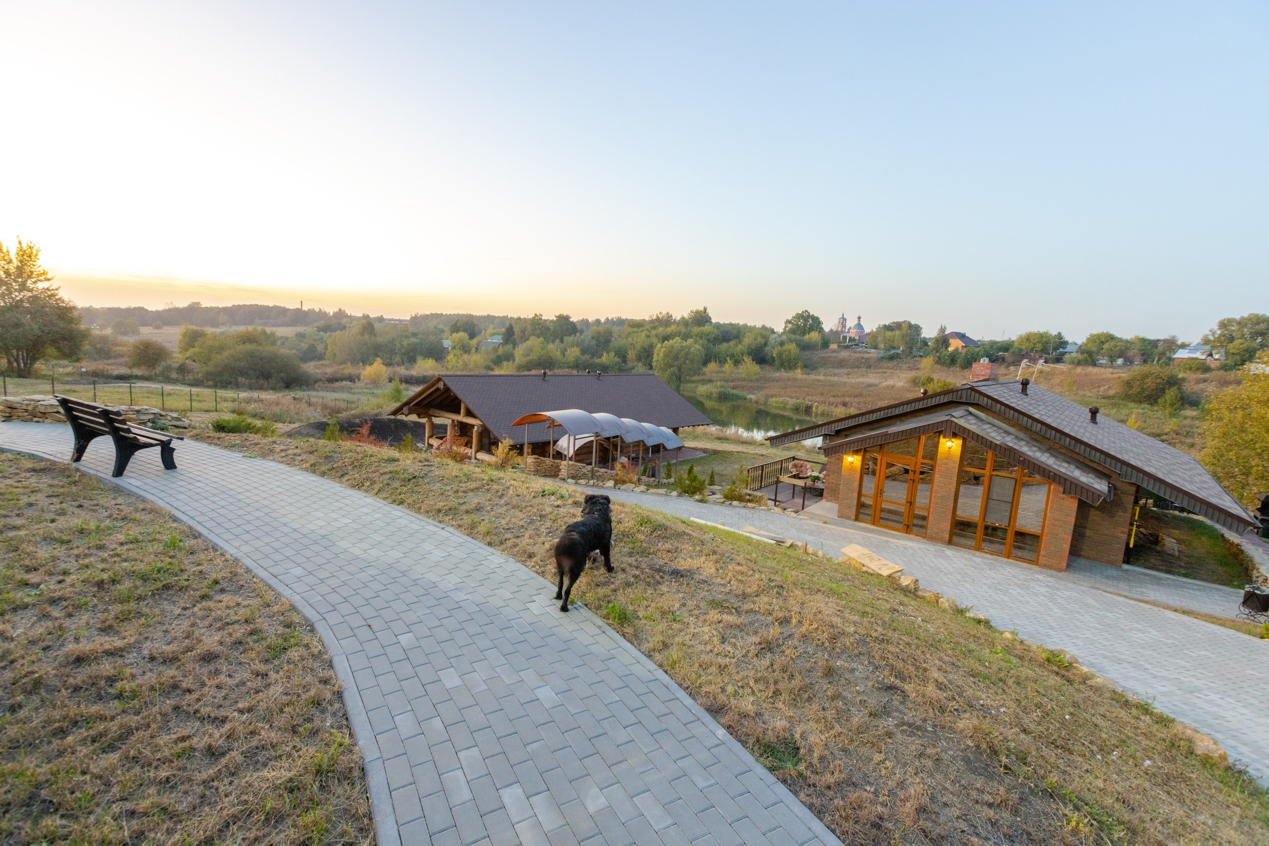 Большая Тросна вечером и новый бассейный комплекс. Фотограф в Туле Крупский АнДРей. Фотостудия «КАДР71» в Туле