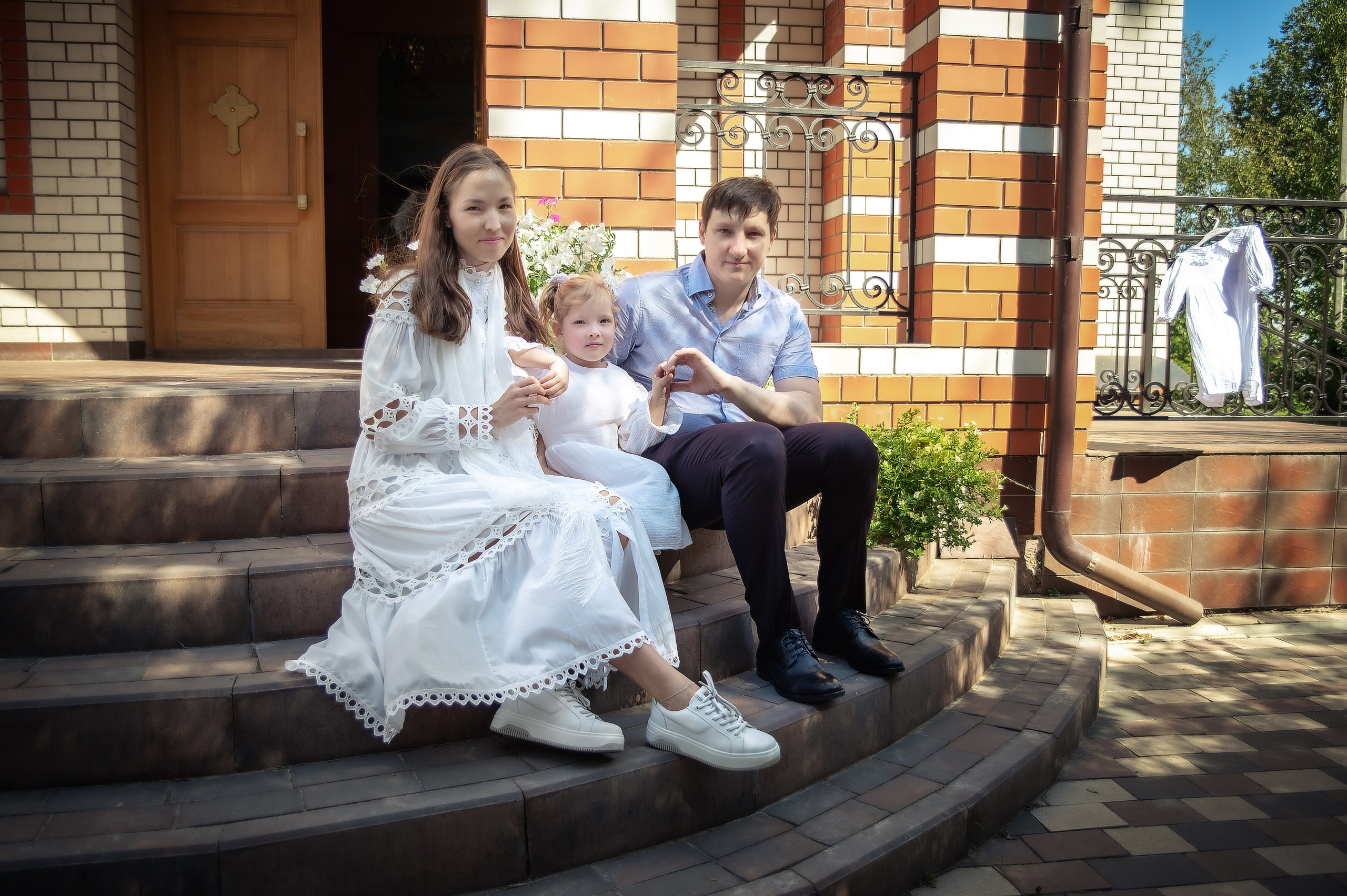 Таинство Крещения Арины, Церковь Всех Святых в Земле Российской г. Волгоград. Церковный, семейный и репортажный фотограф Волгоград, Волжский