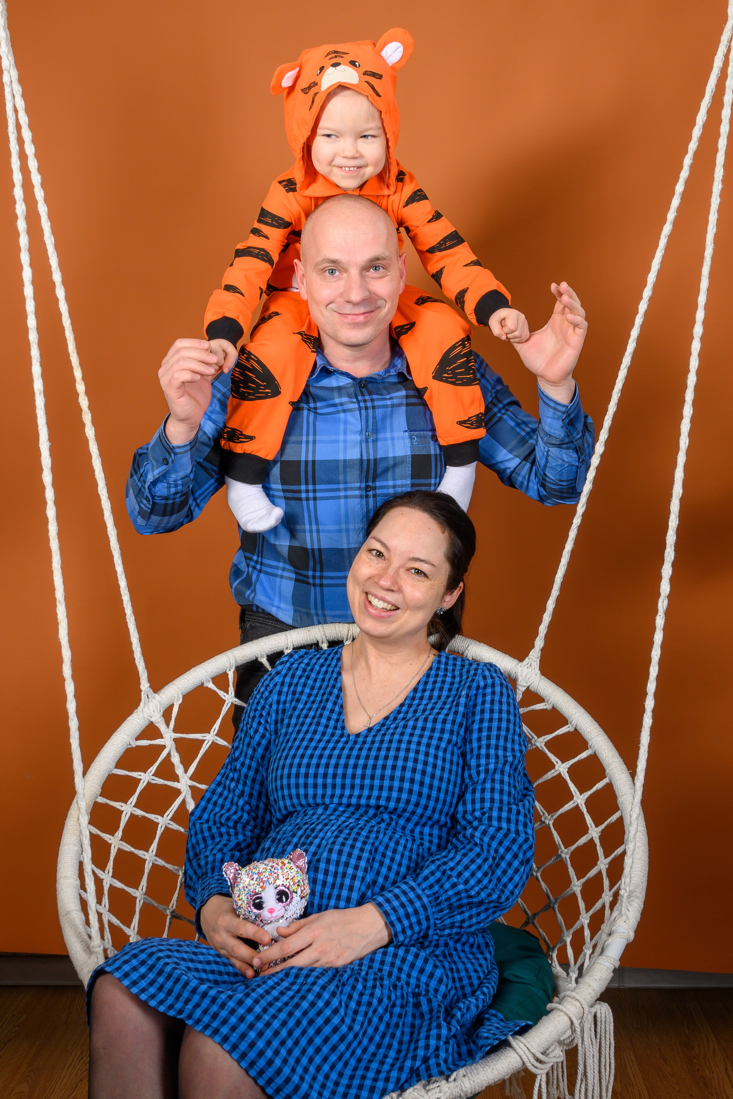 Семейная Фотосессия. Фотограф Андрей Зикеев, фотостудия AzArt Studio в Москве