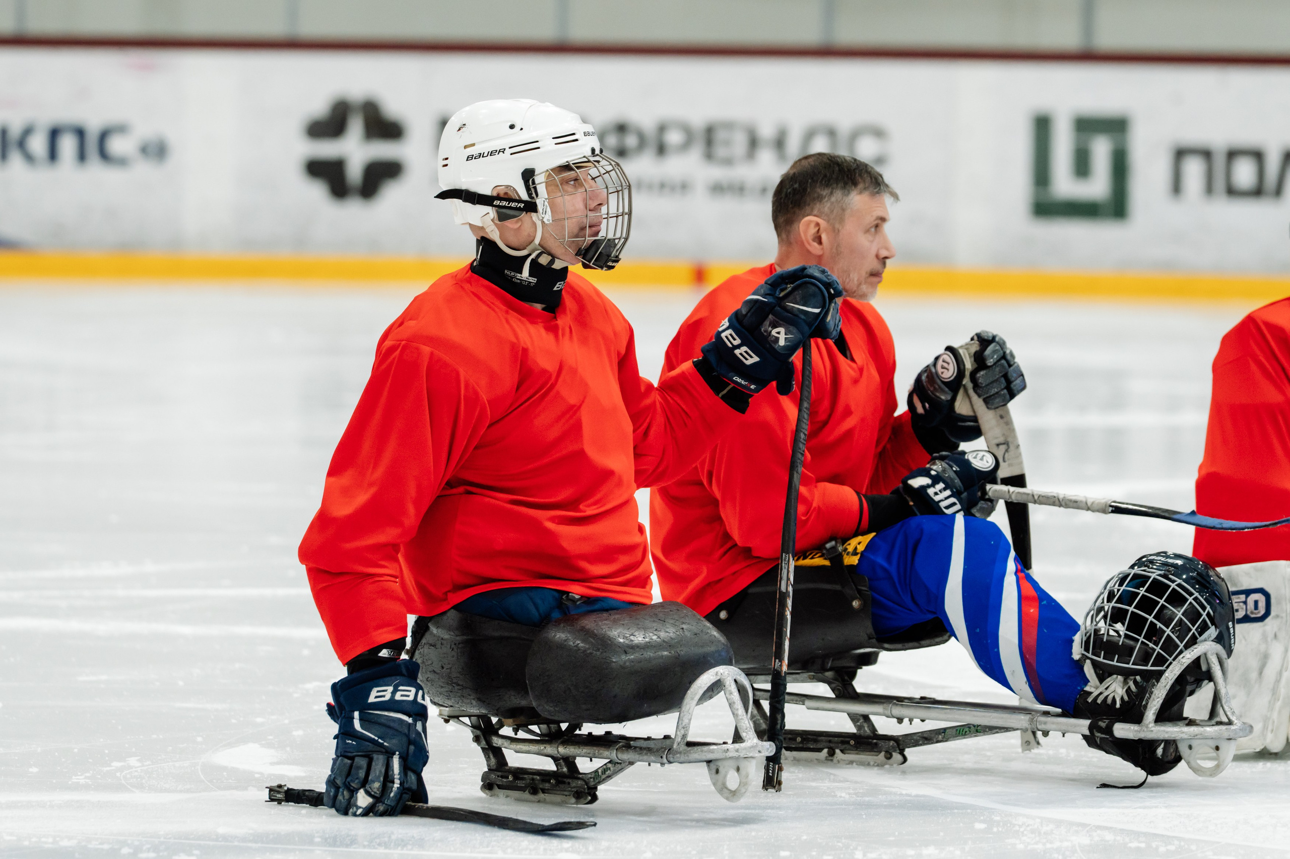 Игра в следж хоккей приуроченная 23.02.26 в арене Сталкер