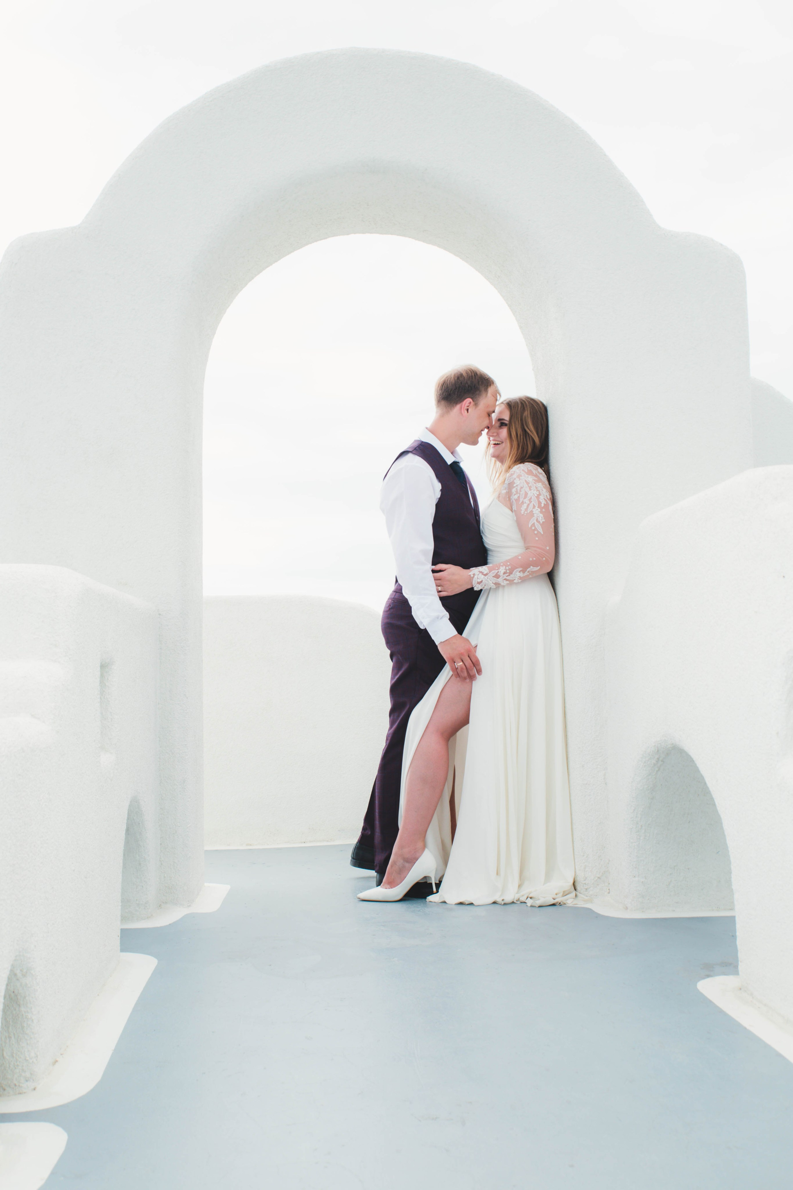 Ксения & Иван. Свадебная съемка в Санторини и Херсонесе. Свадебный и контент фотограф в Севастополе и Крыму Марина Данилова