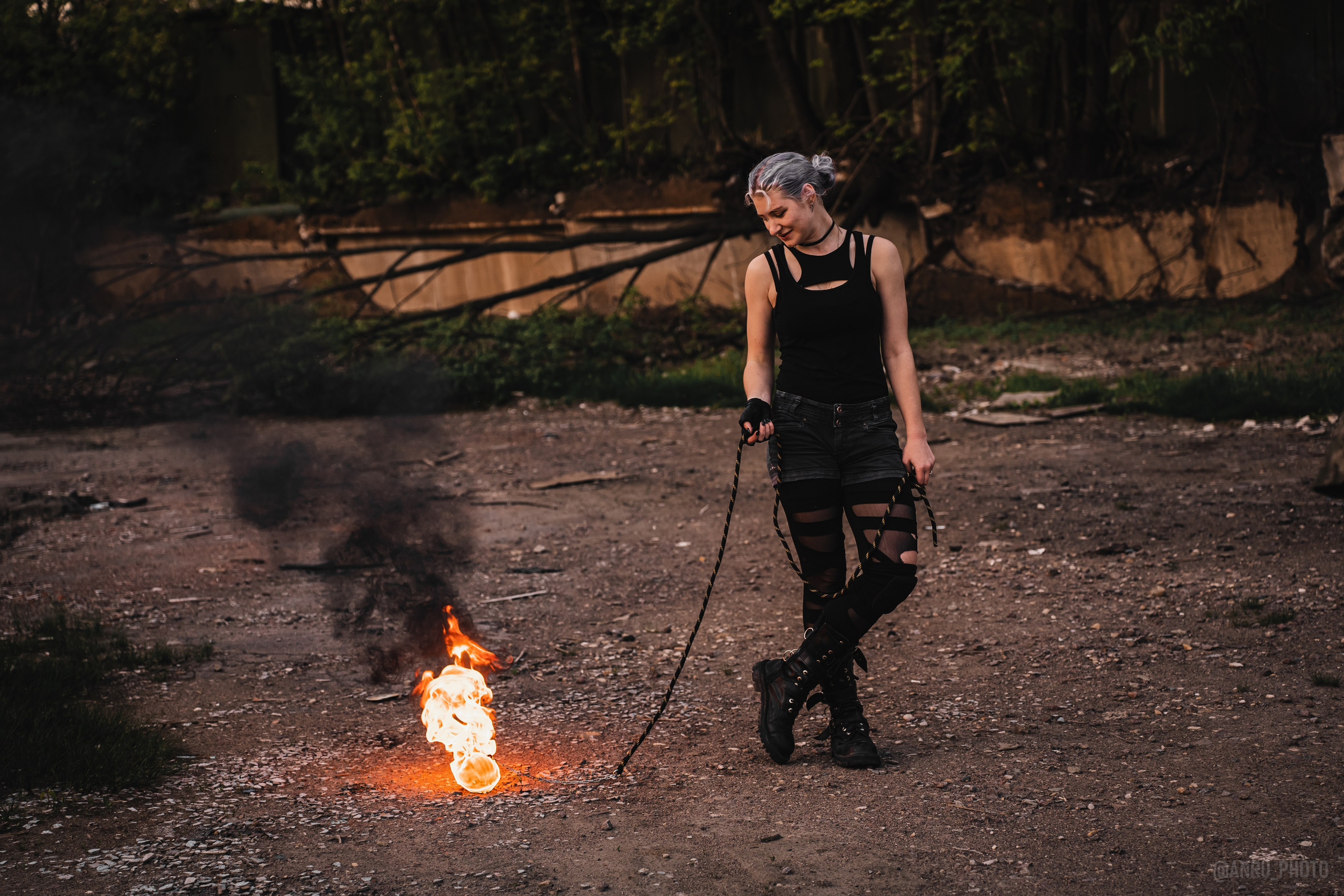 Огненная тренировка. Репортажный фотограф Анастасия Рубцова