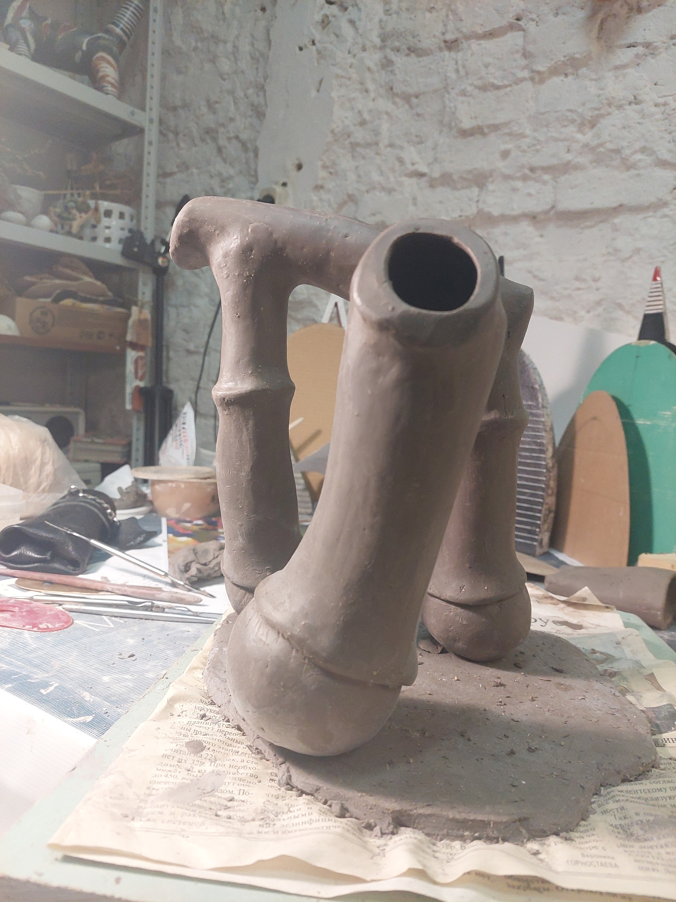 Что остается за кадром, или процесс работы керамиста. Керамика с историей. Елена Рогалёва